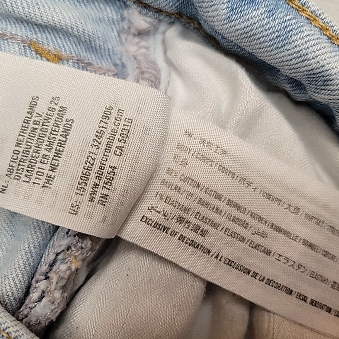Abercrombie & Fitch VINTAGE Abercrombie & Fitch Jeans Women 27 4s Blue 90s Straight Ultra High Rise 5-Pocket Denim Cotton Blend Zip Womens Size 27" / US 4 / IT 40 - 6 Thumbnail