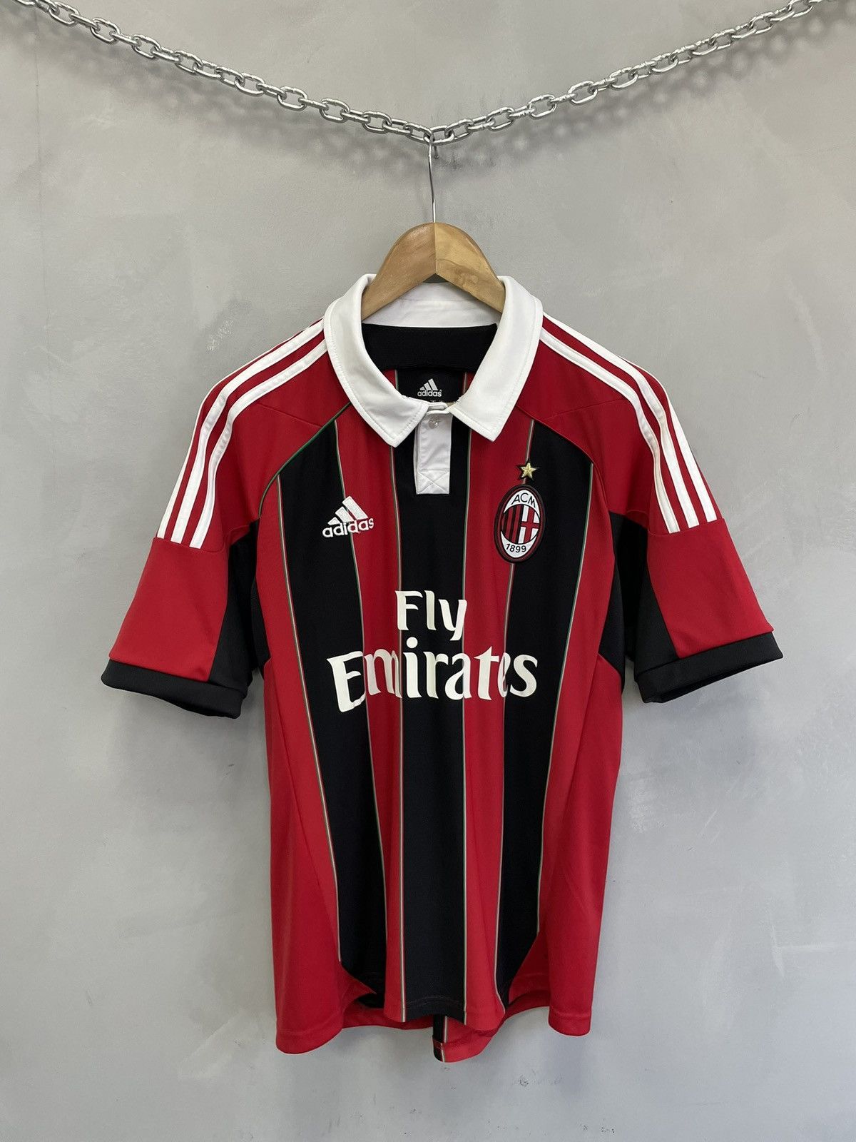 Adidas Ac Milan adidas archive Fly Emirates jersey tee Size US M / EU 48-50 / 2 - 1 Thumbnail