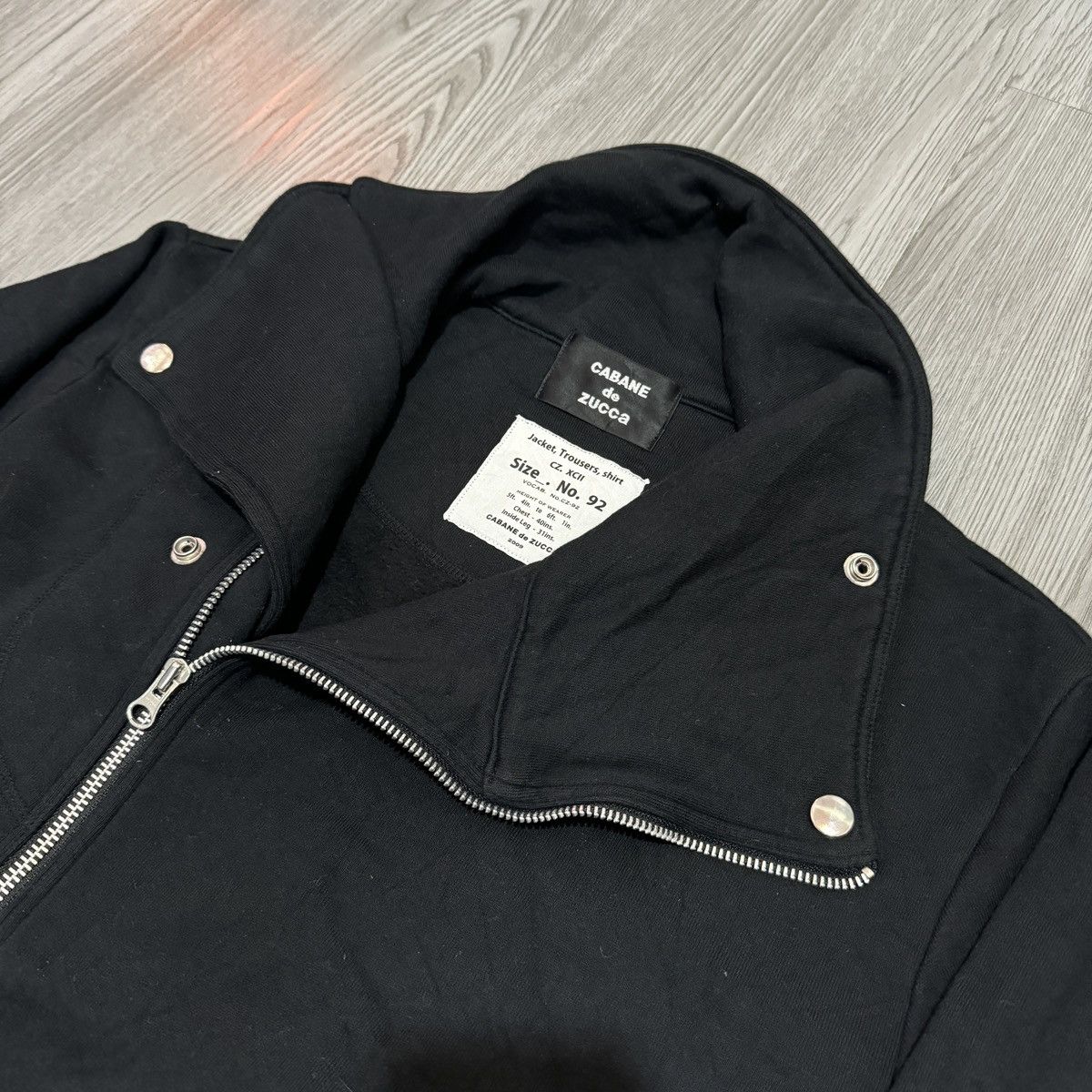 CABANE de ZUCCa Cabane de Zucca Asymmetrical Sweat Jacket Size US M / EU 48-50 / 2 - 4 Thumbnail