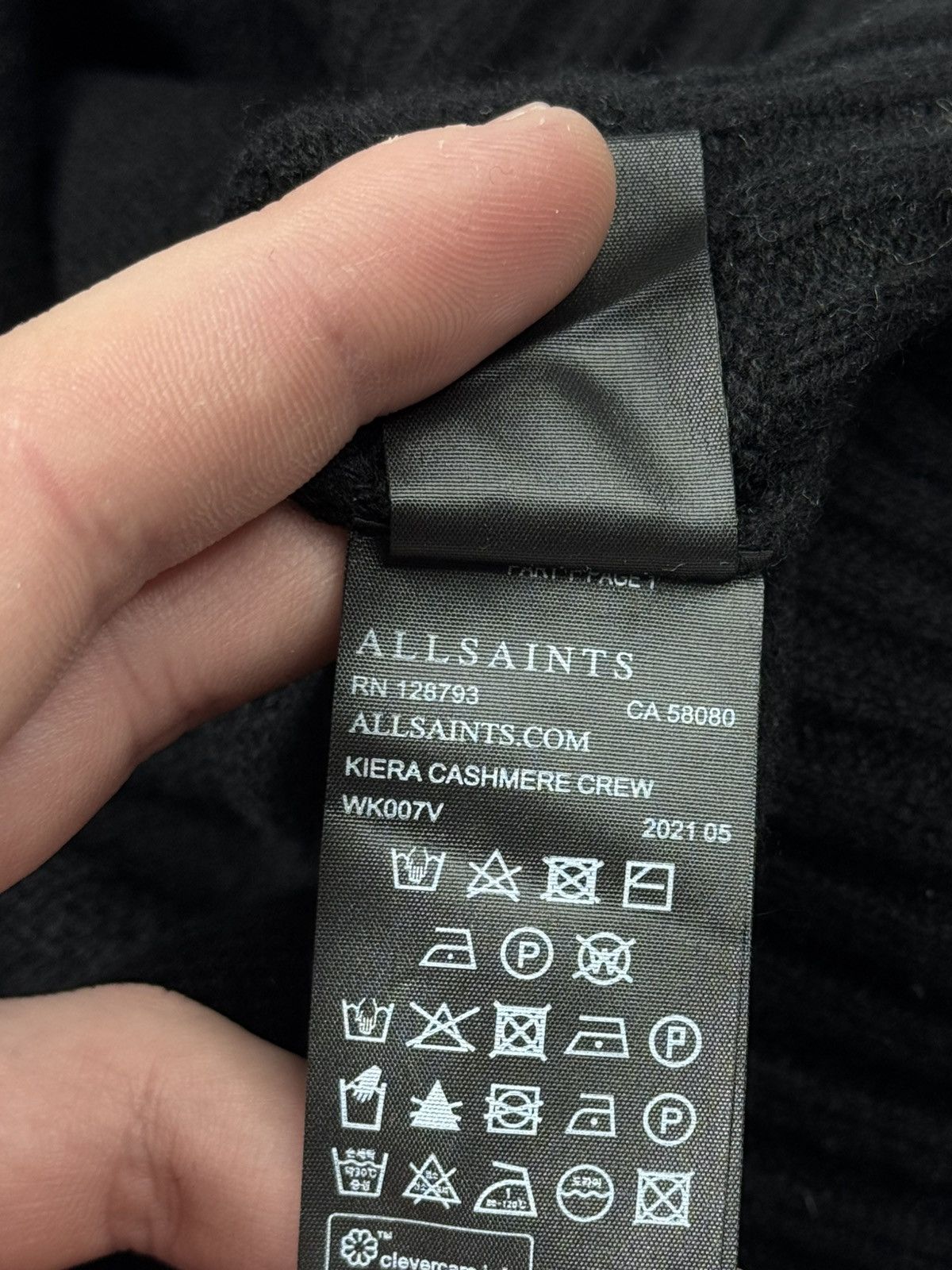 Allsaints Allsaints Kiera Cashmere Crew women’s Sweater Size S / US 4 / IT 40 - 12 Thumbnail