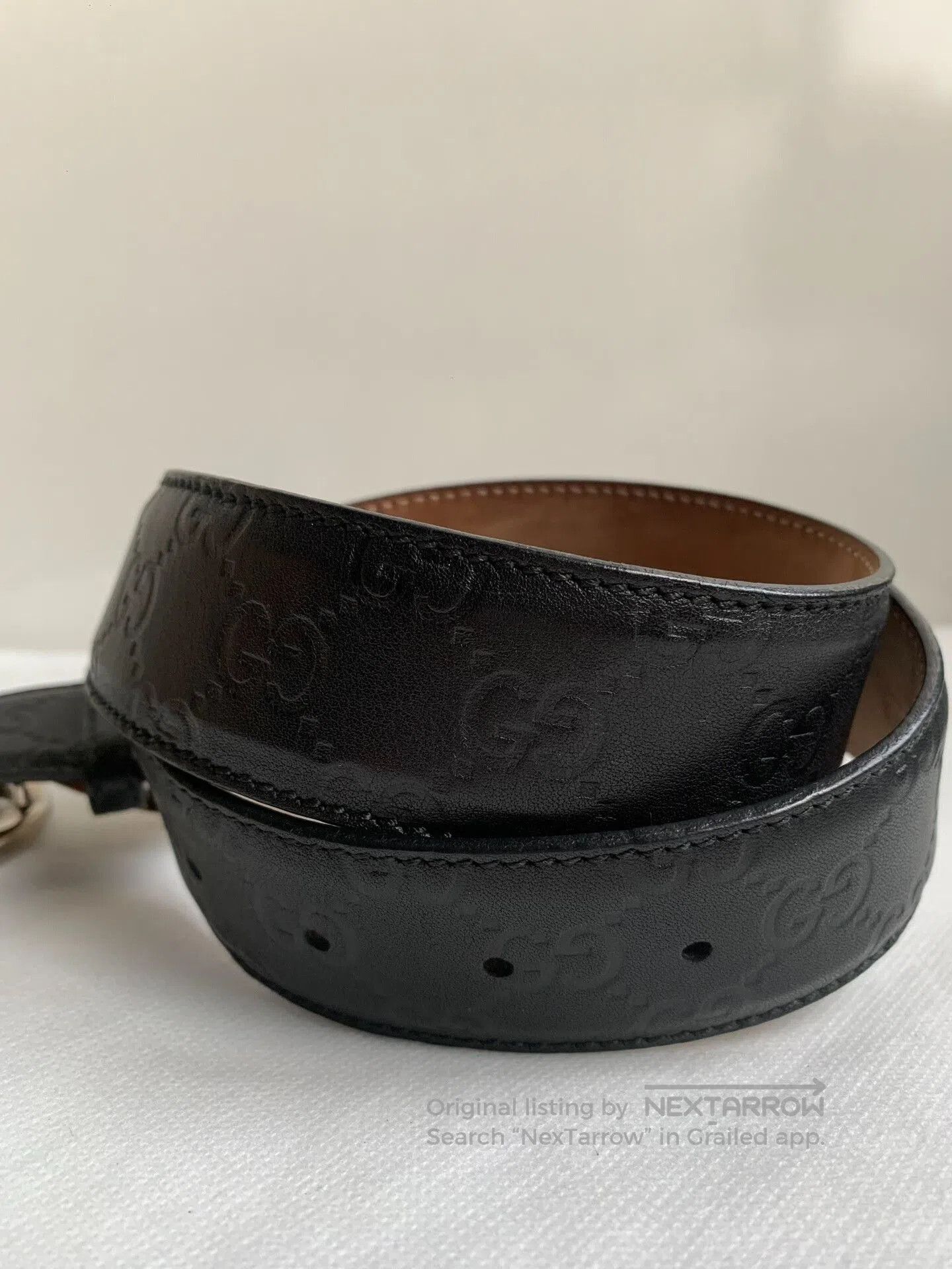Gucci Gucci Men's Double G Silver Buckle Belt. Size ONE SIZE - 9 Thumbnail