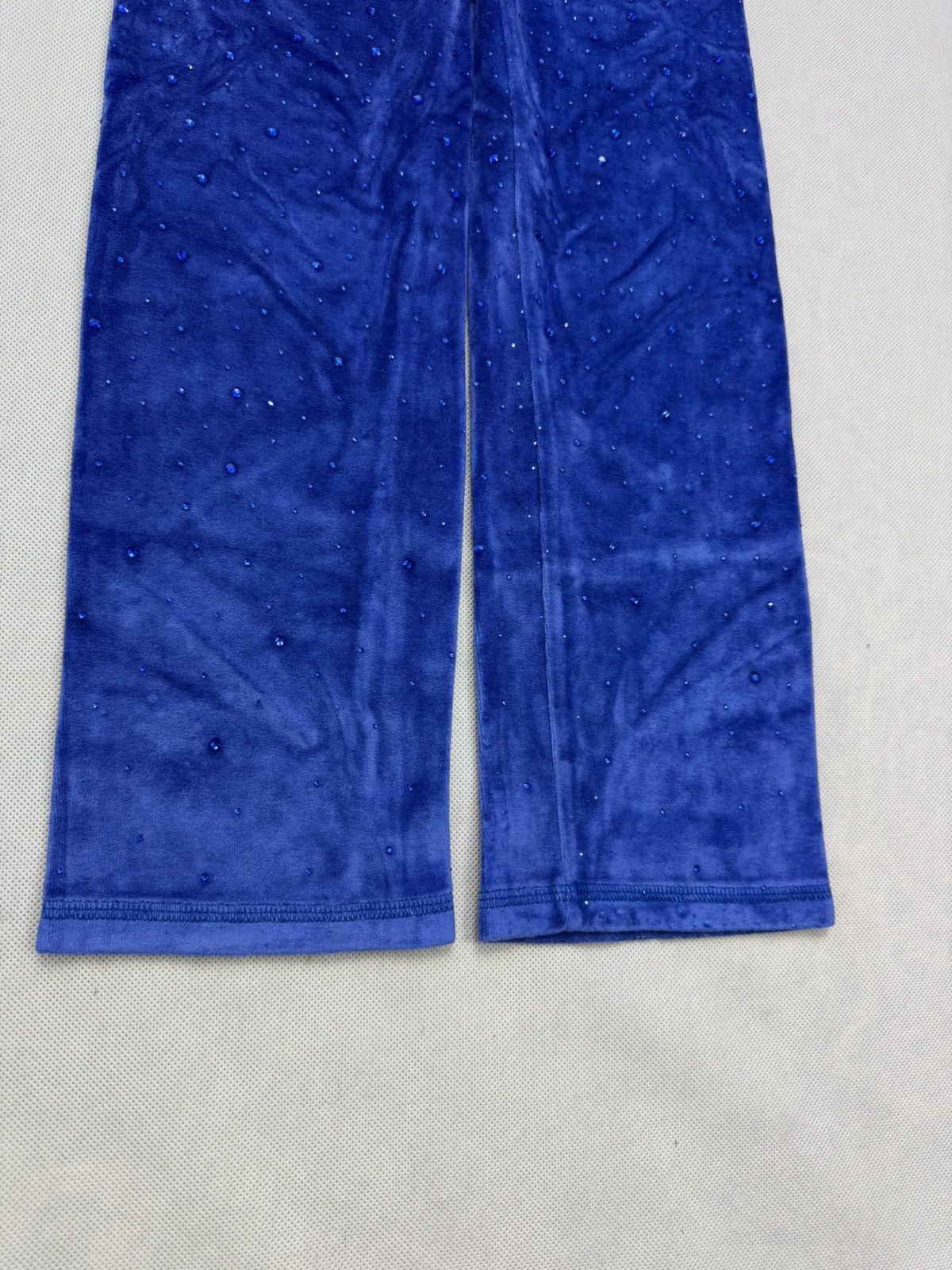 Philipp Plein Philipp Plein Junior Diamond Velvet Trousers Size 22" - 2 Thumbnail
