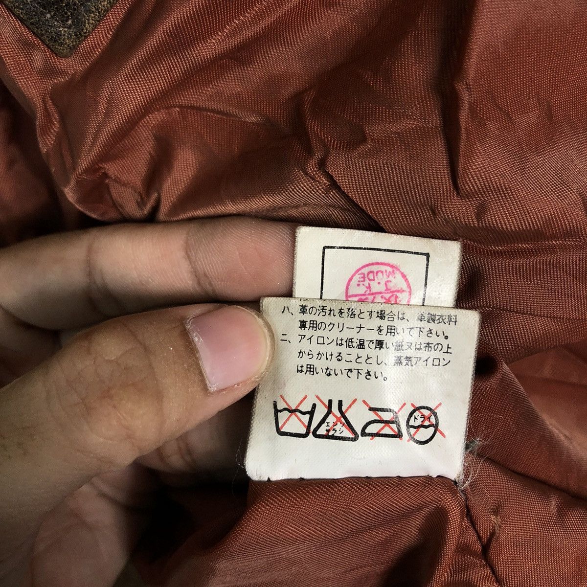 Japanese Brand 🔥90’s Vintage Leather Jacket Inspector Wear Cargo Pocket Size US M / EU 48-50 / 2 - 14 Thumbnail