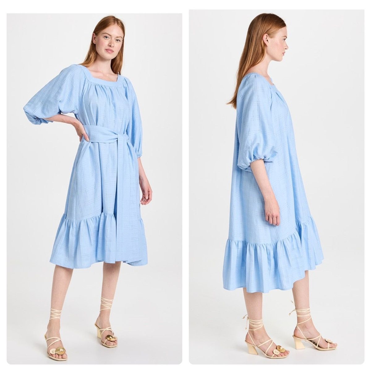 Lisa Marie Fernandez Lisa Marie Fernandez Laure Dress blue linen size 3 6 8 M Grailed