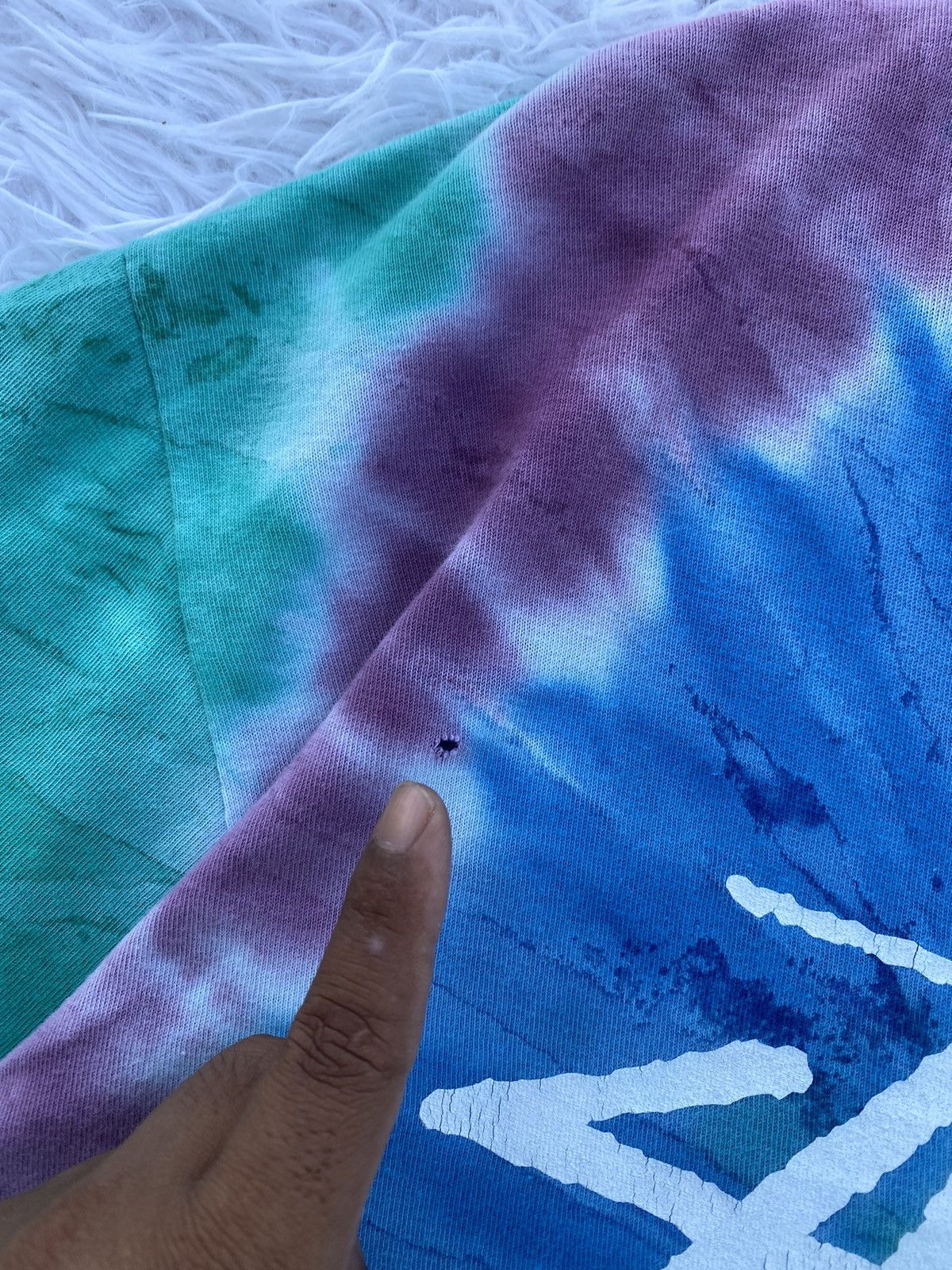 Stussy Rare Vintage Stussy Tie Dye Tshirt Size US L / EU 52-54 / 3 - 15 Thumbnail