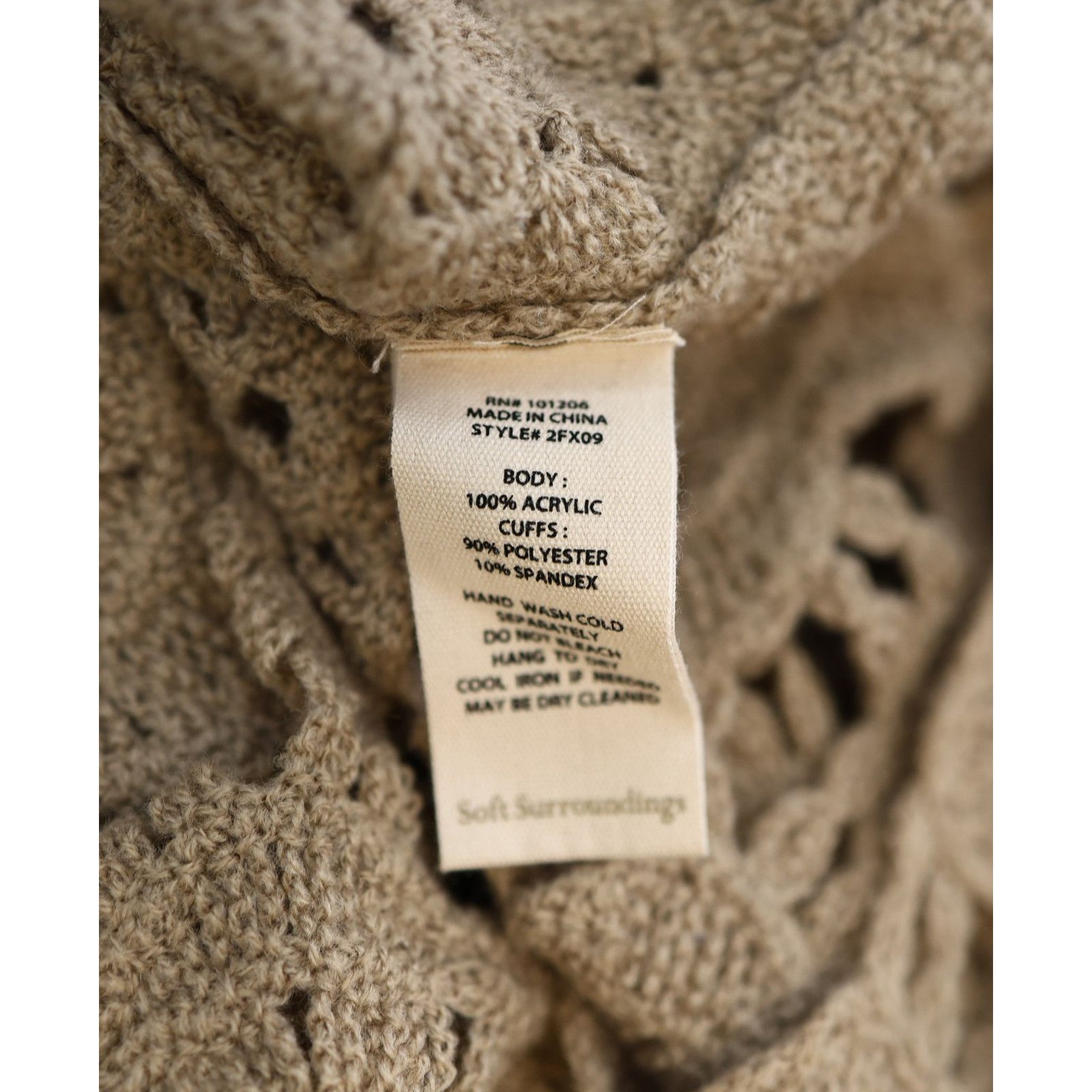 Soft Surroundings NWoT SOFT SURROUNDINGS Boho Chic Collared Sweater Size L Size L / US 10 / IT 46 - 6 Thumbnail