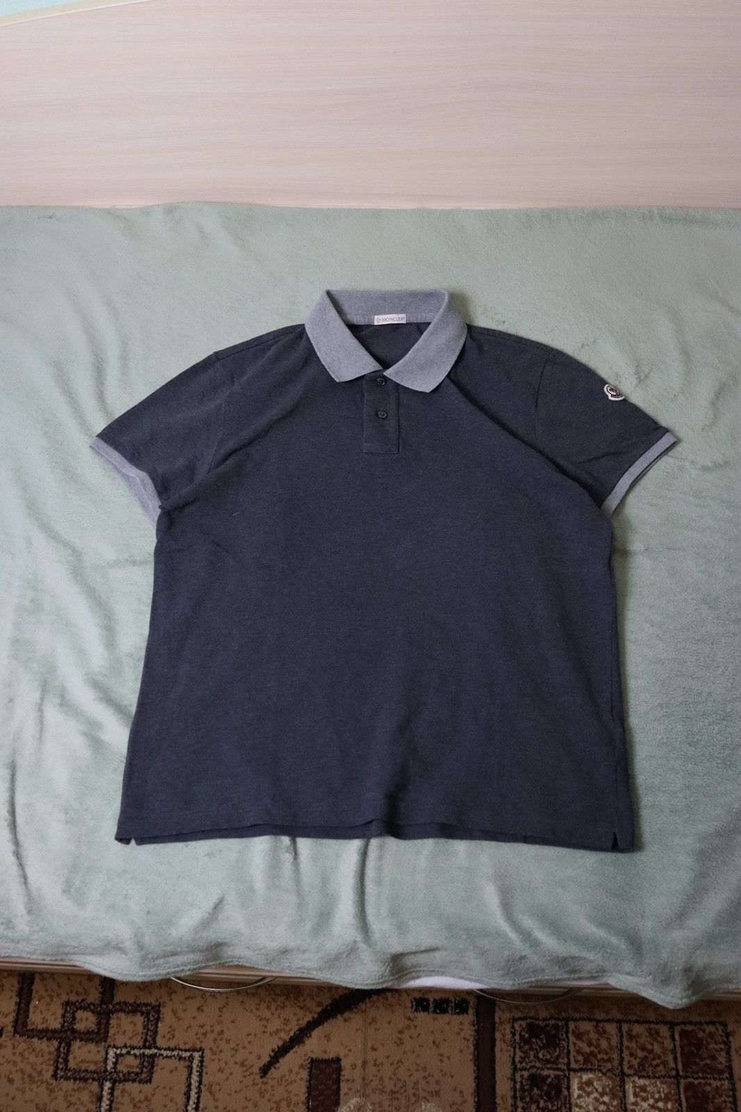 Moncler Moncler MAGLIA Polo High Quality Rare Authentic Piece Size L Size US L / EU 52-54 / 3 - 2 Thumbnail