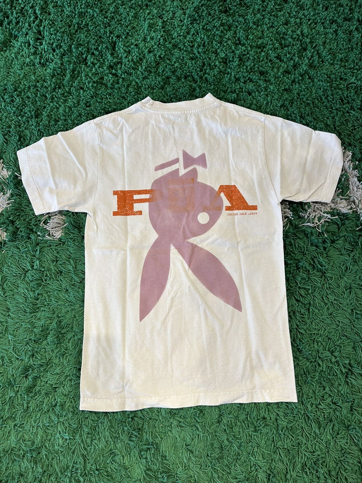 Playboy × Travis Scott Travis Scott PlayBoy Tee White Size US S / EU 44-46 / 1 - 7 Thumbnail