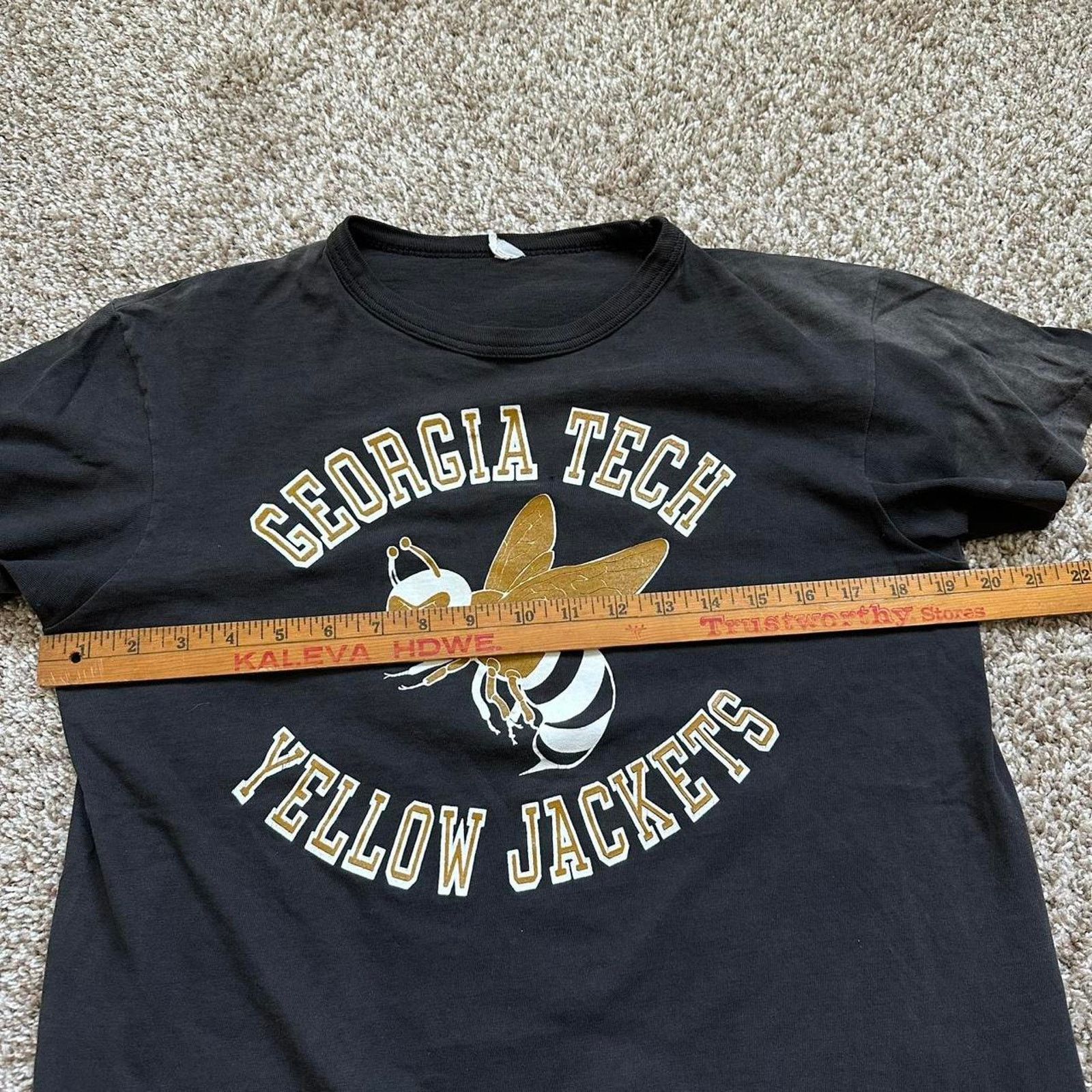 Vintage Vintage 60s 70s Sun Faded Georgia Tech Yellow Jackets shirt Size US M / EU 48-50 / 2 - 7 Thumbnail