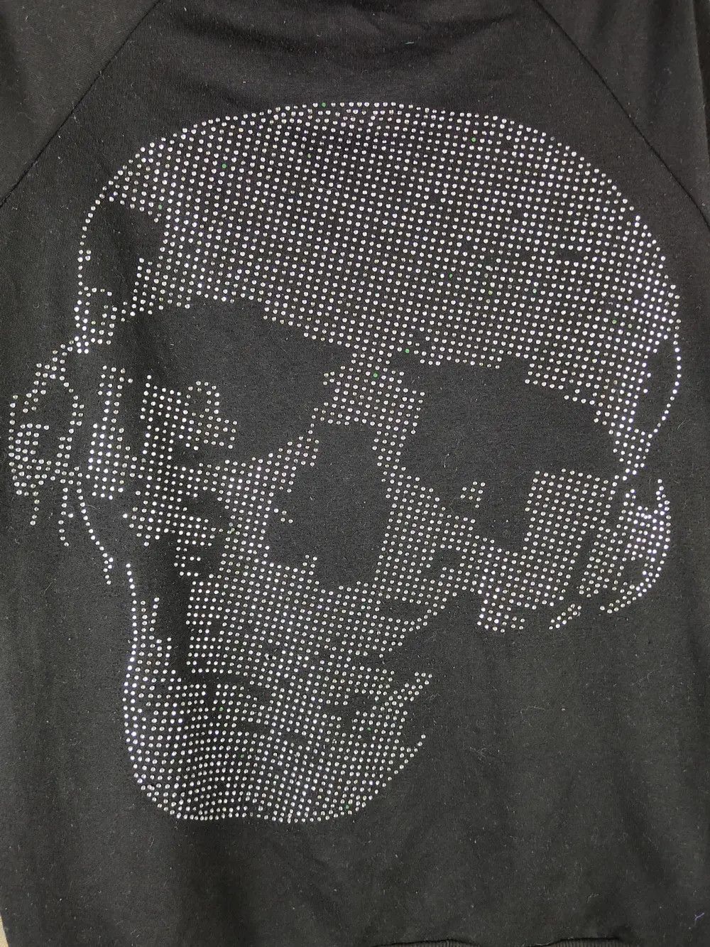 Japanese Brand DL Shake Shake Black Skull Hoodie Sweaters #423 Size US L / EU 52-54 / 3 - 7 Thumbnail