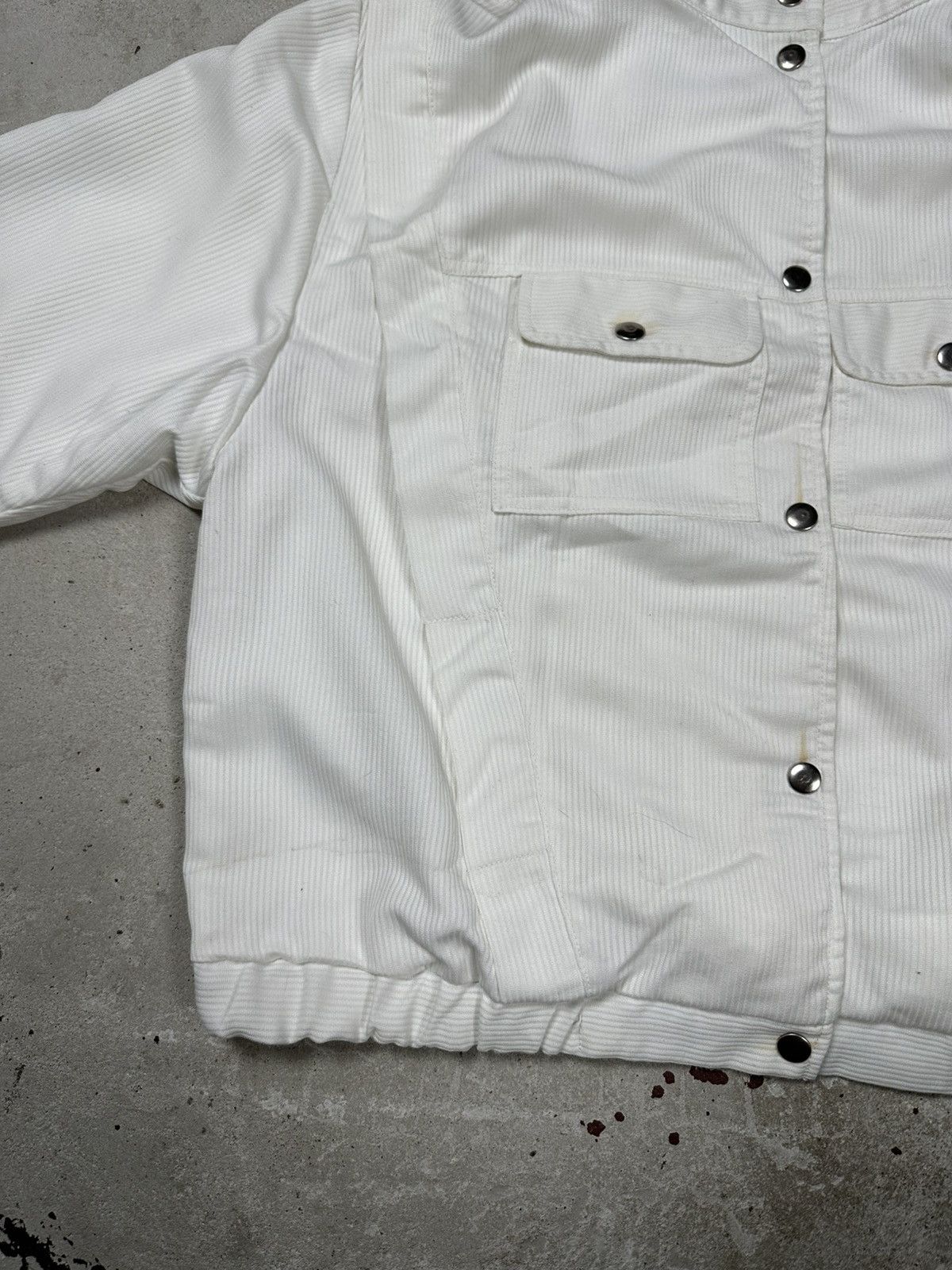 If Six Was Nine × Japanese Brand × Le Grande Bleu (L.G.B.) Vintage Y2K White Boxy Fit Bomber Jacket archive Size US L / EU 52-54 / 3 - 5 Thumbnail