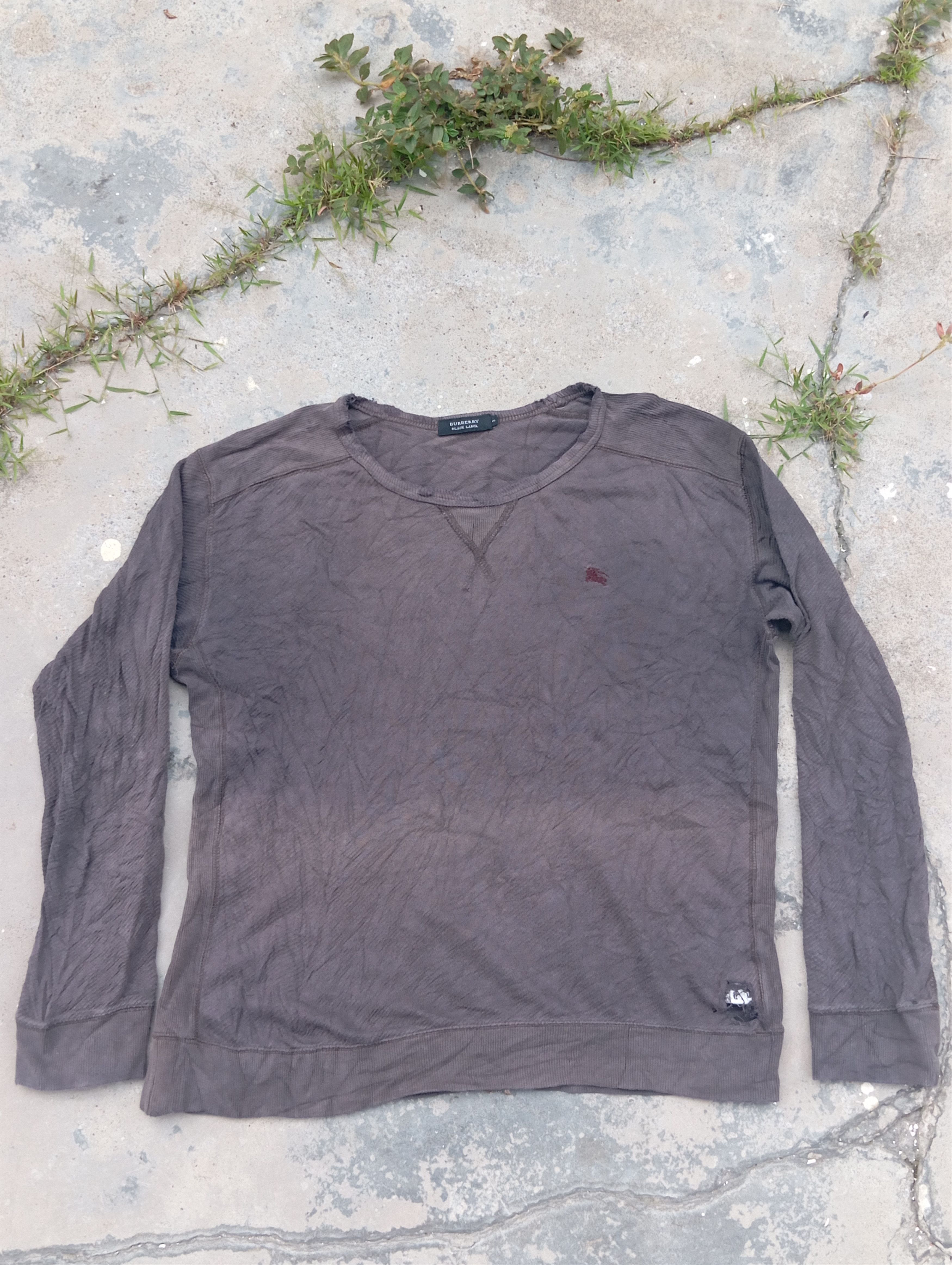 Burberry Ripped burberry sweatshirt Size US L / EU 52-54 / 3 - 1 Thumbnail