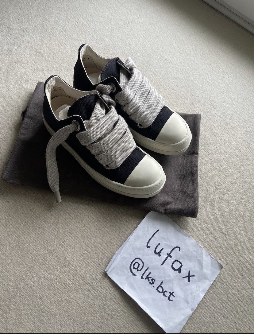 Rick Owens × Rick Owens Drkshdw DRKSHDW SS22 JUMBO LACE RAMONES 39,5 WITH BOX Size US 9.5 / IT 39.5 - 2 Thumbnail