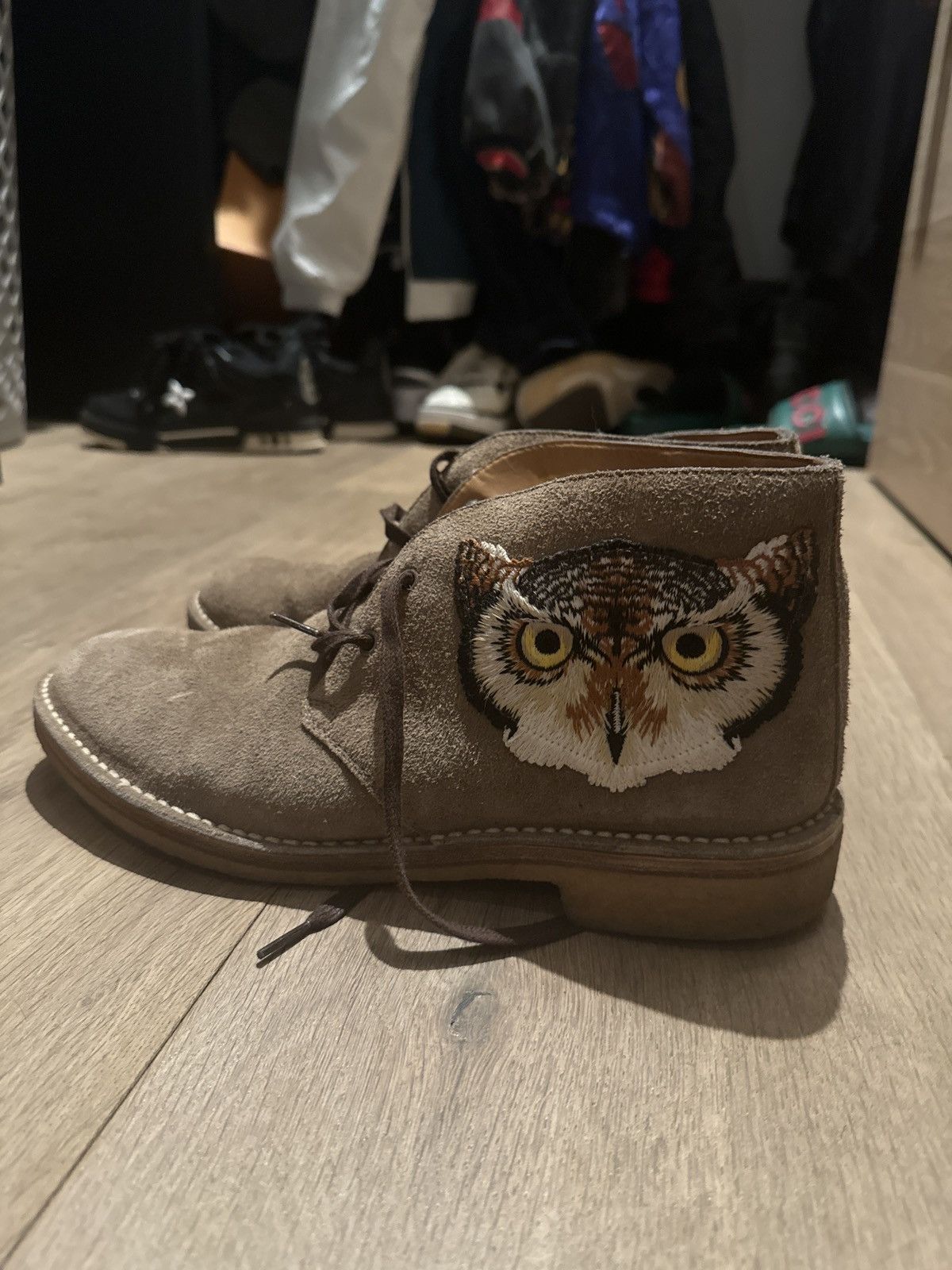 image of Gucci Suede Boots () in Tan, Men's (Size 10.5)