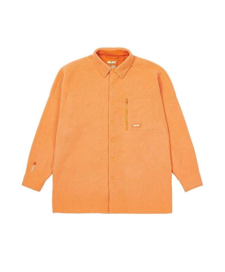 Palace Palace Polartec Lazer Overshirt Orange - 22FW Size US M / EU 48-50 / 2 - 2 Thumbnail