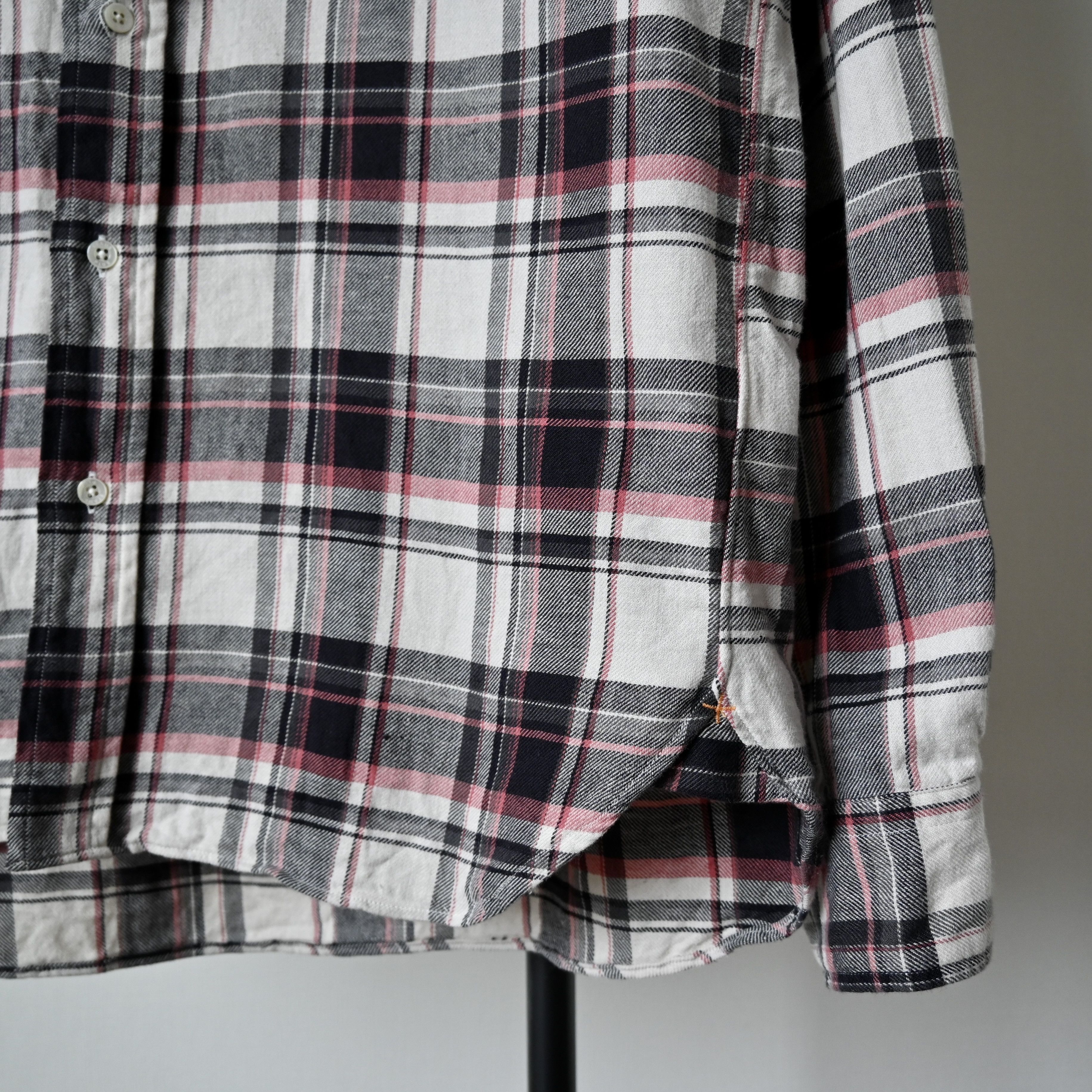 Beams Plus BEAMS Plus 85/15 cotton linen plaid shirt made in Japan Size US M / EU 48-50 / 2 - 9 Thumbnail