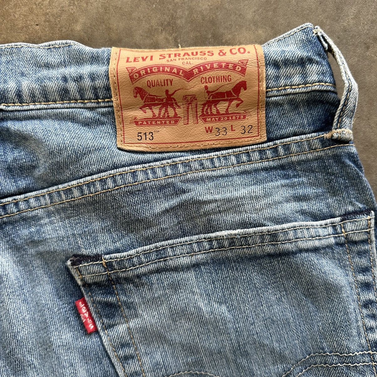 Levi's Vintage Levi’s 513 Faded Jean Distressed Sick Denim Pant W34 Size US 34 / EU 50 - 14 Thumbnail