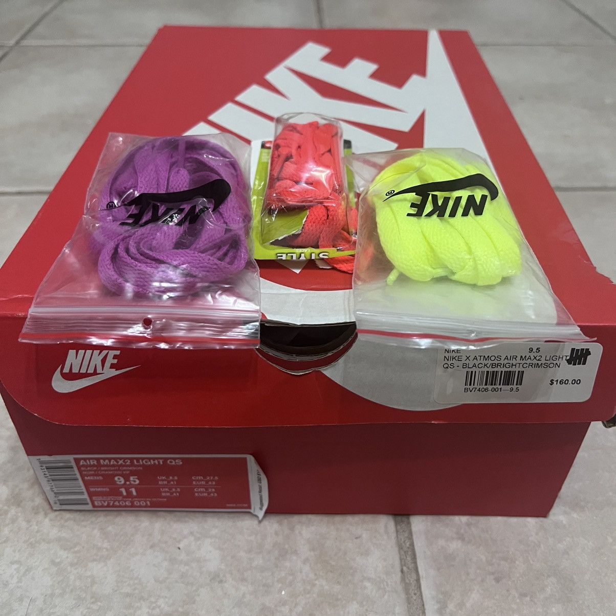 Nike × atmos Size 9.5 - Atmos x Nike Air Max 2 Light QS Logos BV7406001 Size US 9.5 / EU 42-43 - 7 Thumbnail