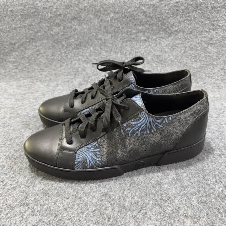 Louis Vuitton Louis Vuitton Casual Black Canvas Sneakers -2508 Size US 8 / EU 41 - 1 Thumbnail