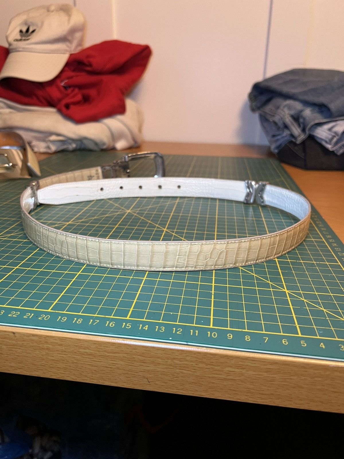 Brighton Vintage Brighton two tone interchangeable croc leather belt Size ONE SIZE - 15 Thumbnail
