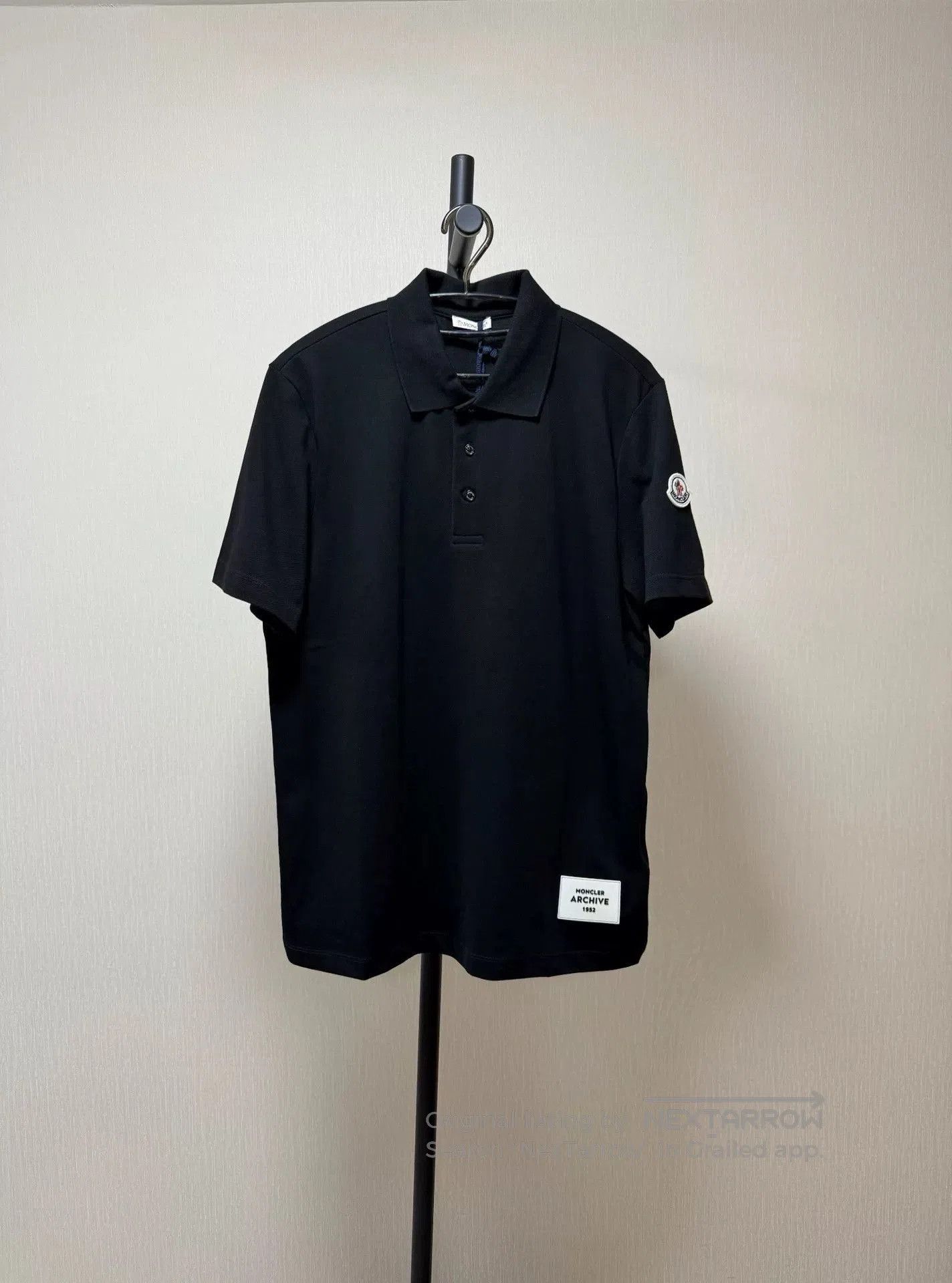 Moncler Moncler Black Short-Sleeve Polo Shirt. Size US M / EU 48-50 / 2 - 9 Thumbnail