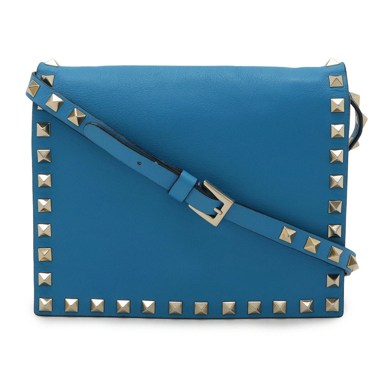 Valentino Valentino Valentino Garavani Rockstud Leather 2way Shoulder Bag Leather Shoulder Bag DUTY FREE for USA Size ONE SIZE - 1 Thumbnail