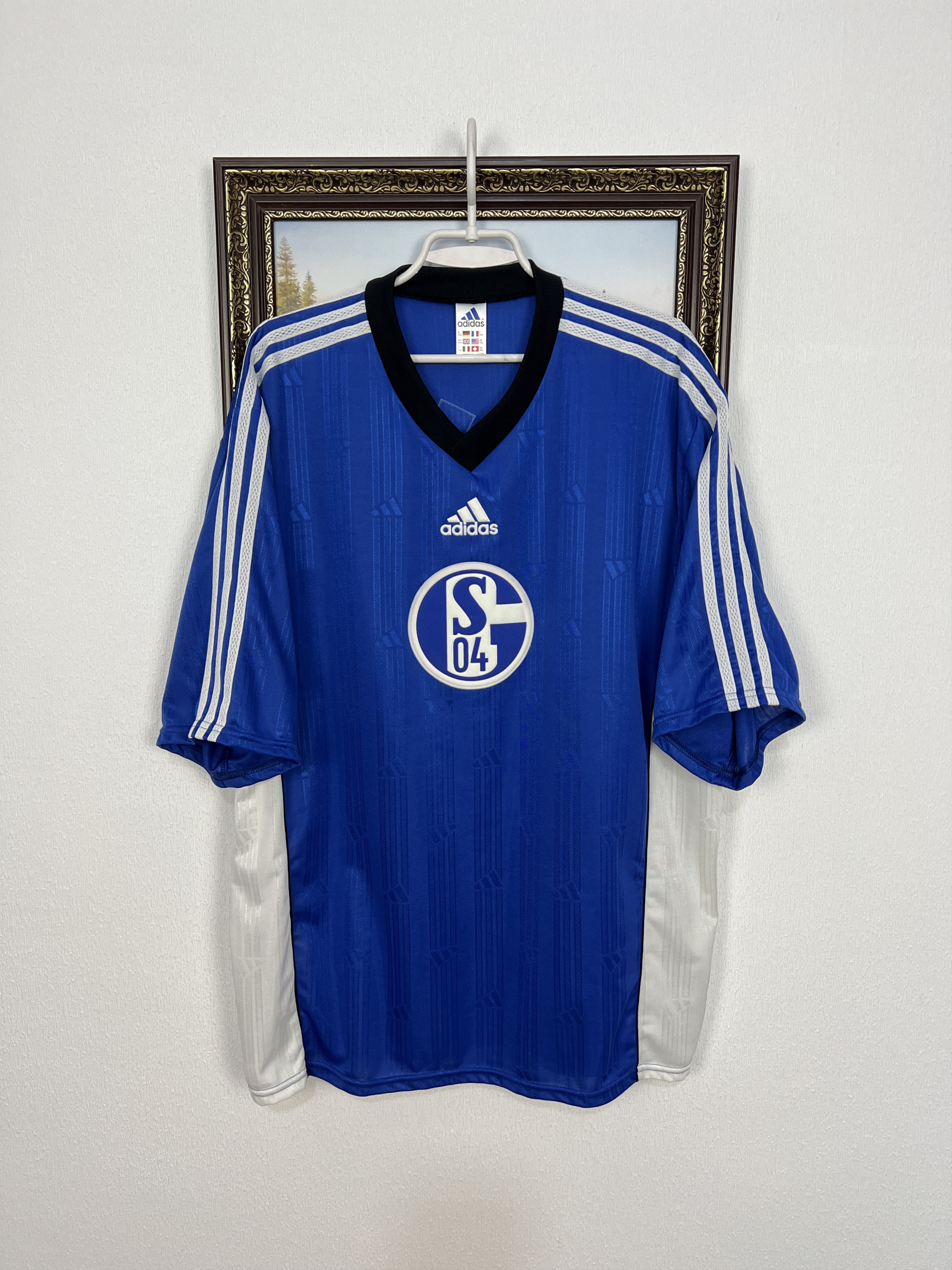 Adidas Vintage 90's Adidas FC Schalke 04 Football Shirt Soccer Size US XXL / EU 58 / 5 - 1 Thumbnail