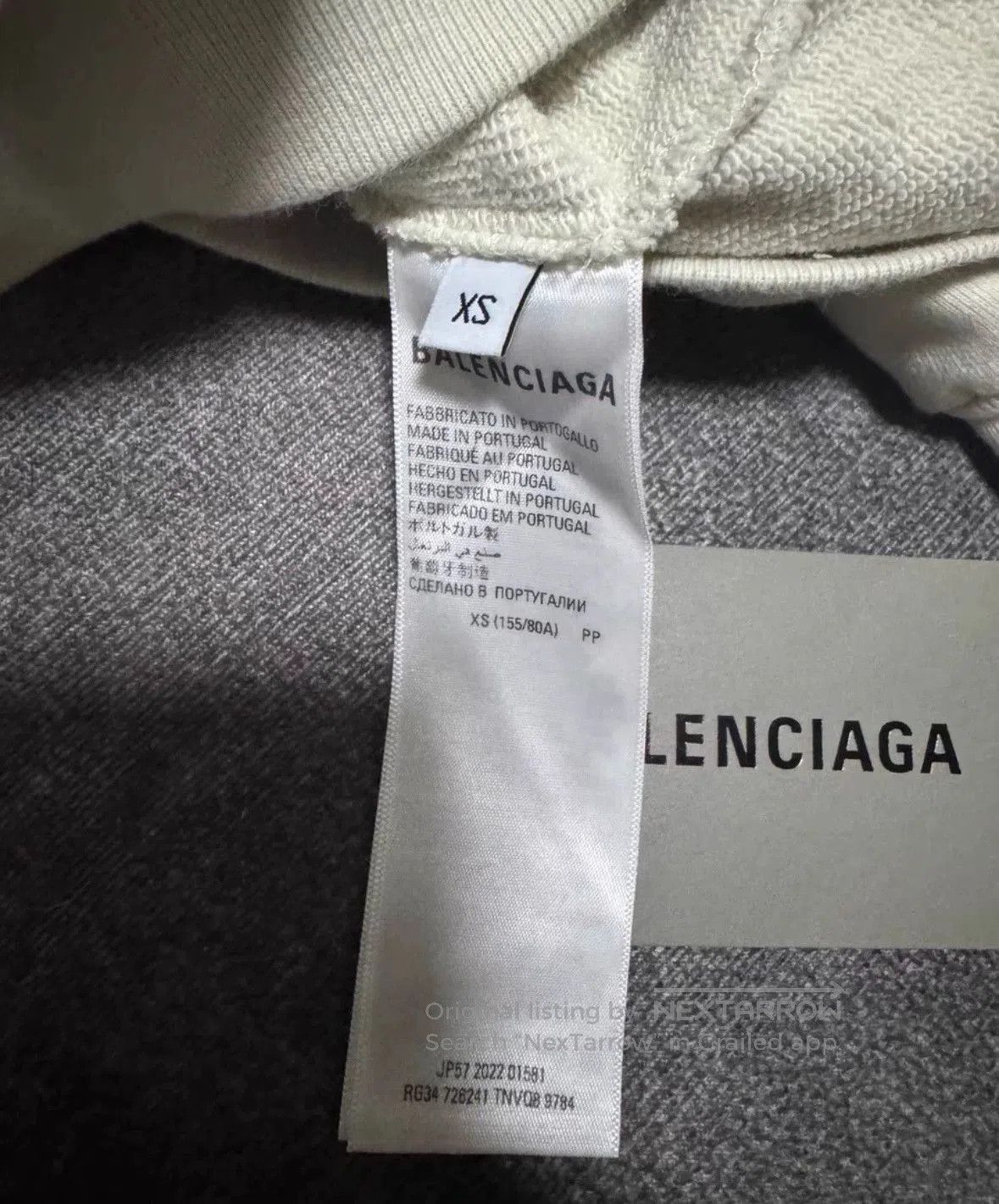 Balenciaga Balenciaga Logo Print Hoodie XS. Size US XS / EU 42 / 0 - 4 Thumbnail