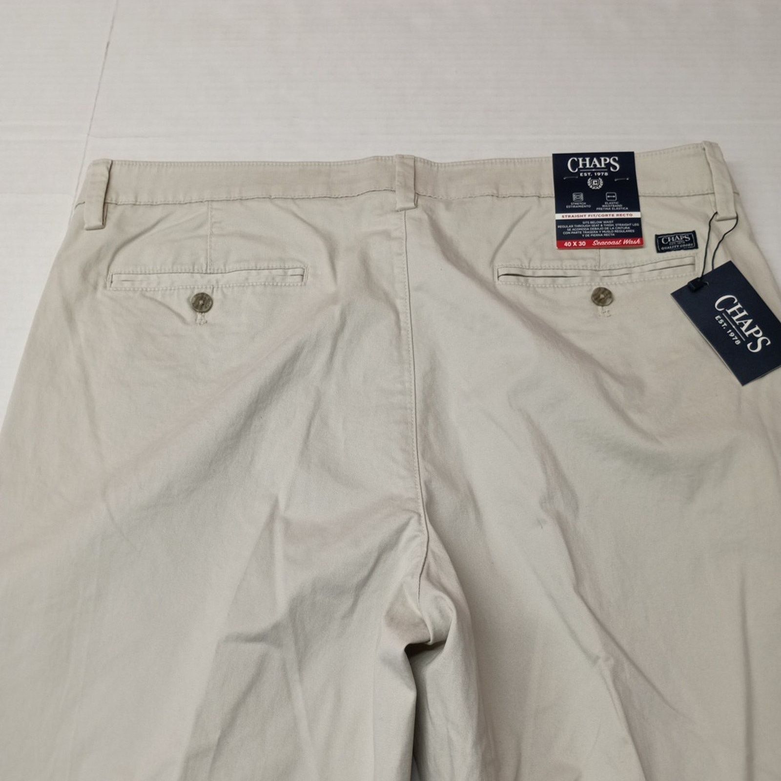 Chaps Chaps Straight Fit Chino Pants Men's Size 40x30 Beige Size US 40 / EU 56 - 7 Thumbnail