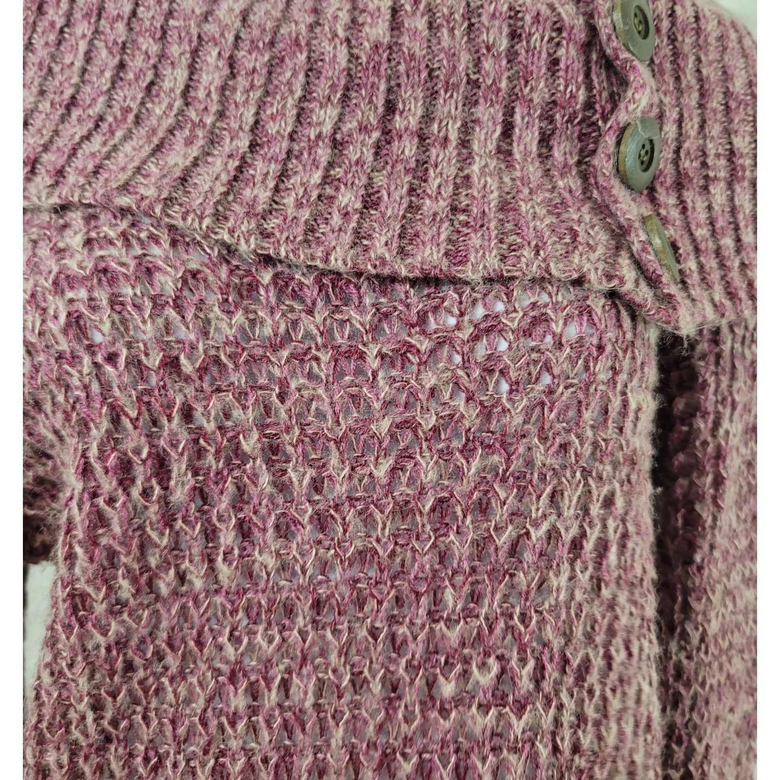 Other J.J. Always Purple Marled Cowl Neck Knitted Sweater Top XL Size XL / US 12-14 / IT 48-50 - 6 Thumbnail