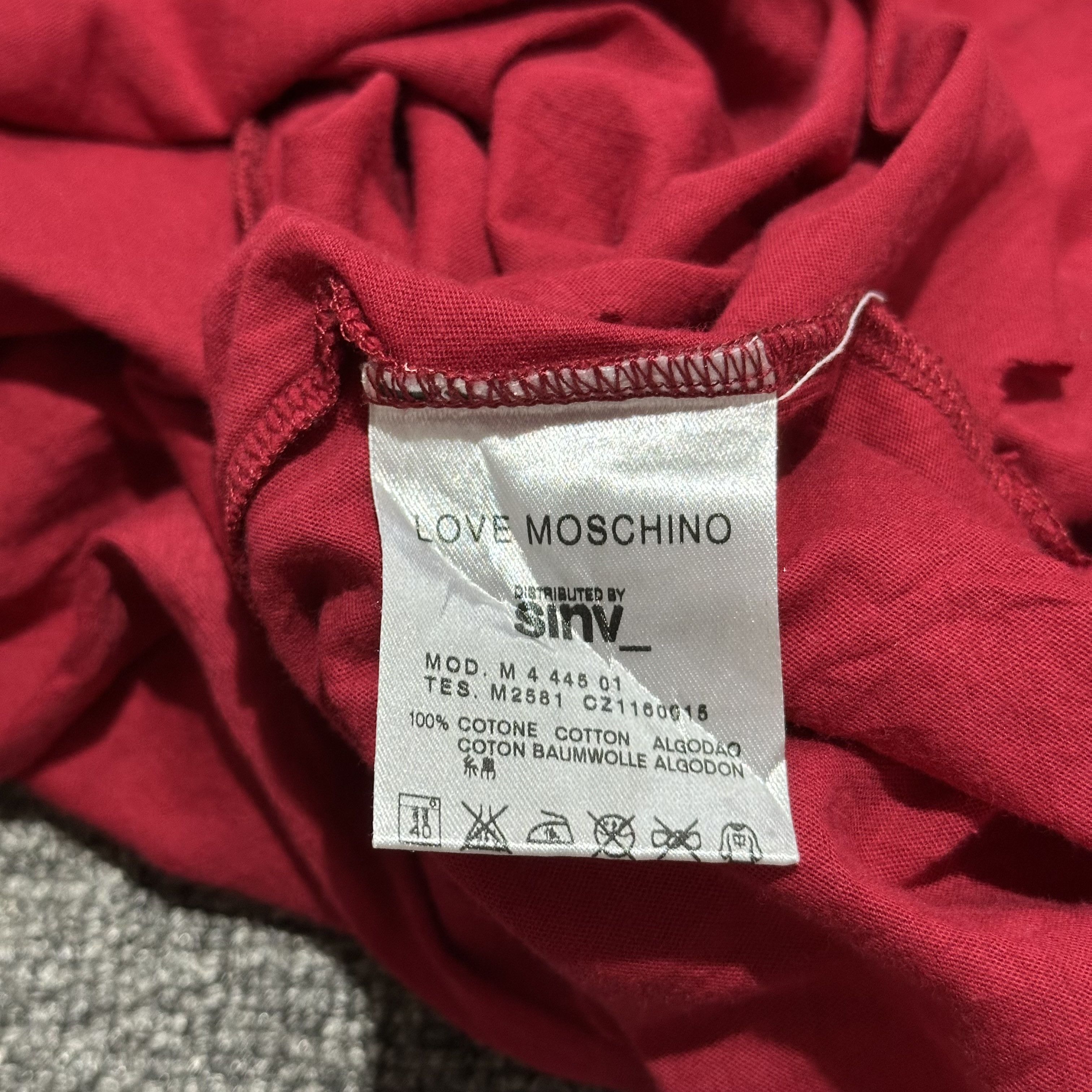 Designer × If Six Was Nine × Love Moschino Vintage Love Moschino Distressed Sleeve Size M / US 6-8 / IT 42-44 - 9 Thumbnail