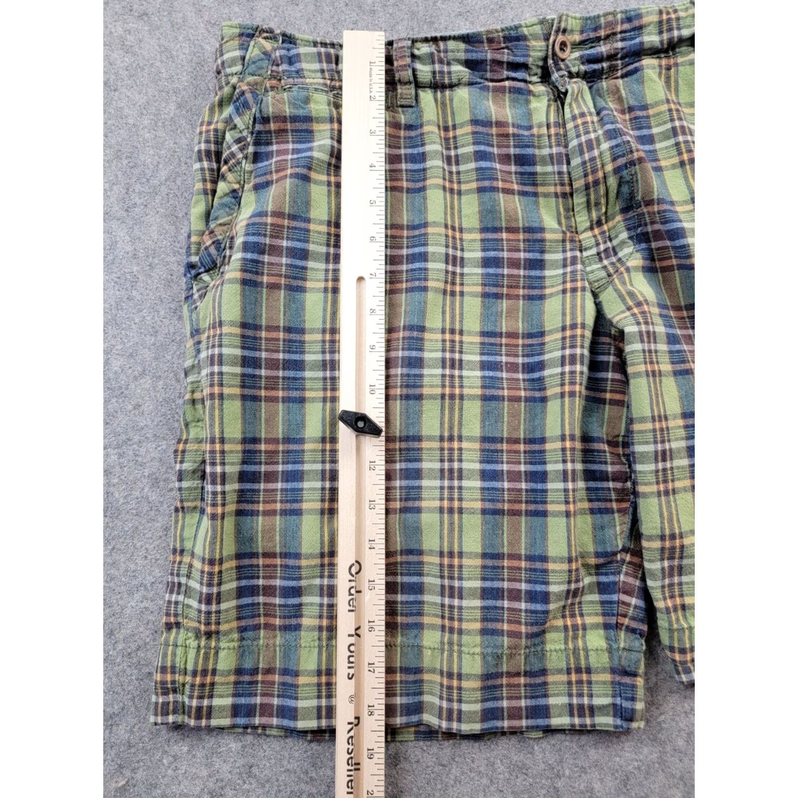 Polo Ralph Lauren Polo Ralph Lauren Shorts Mens 36 Green Plaid Cotton Casual Size US M / EU 48-50 / 2 - 4 Thumbnail