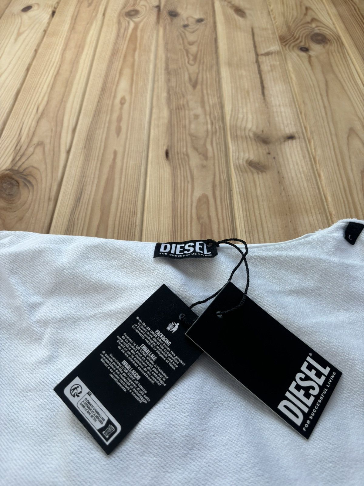 Diesel New Diesel hoodie with a large logo Size US L / EU 52-54 / 3 - 3 Thumbnail