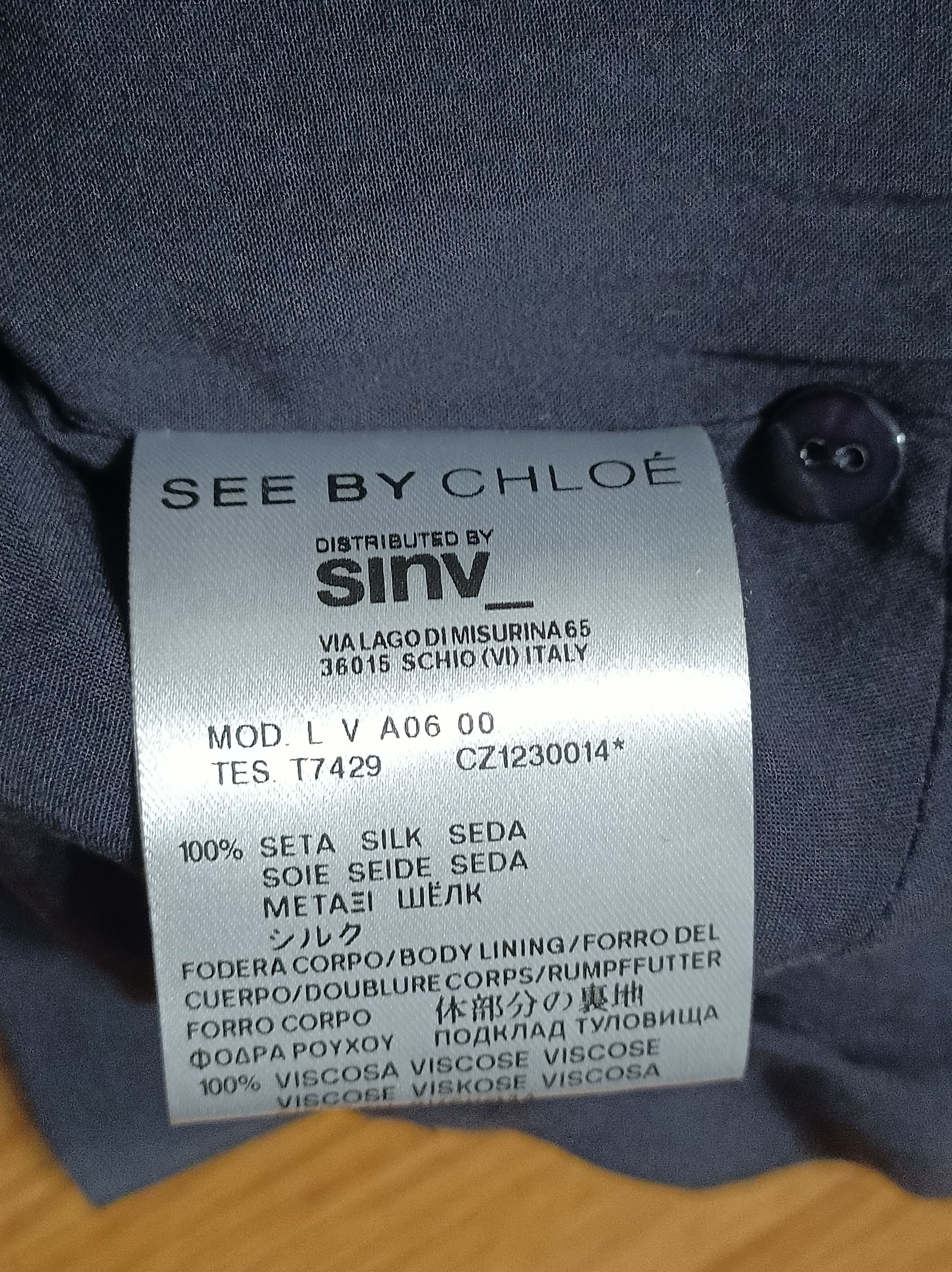 Chloe × See by Chloe See by Chloe Grey Silk Dress Size IT 42 US 6 Size M / US 6-8 / IT 42-44 - 14 Thumbnail