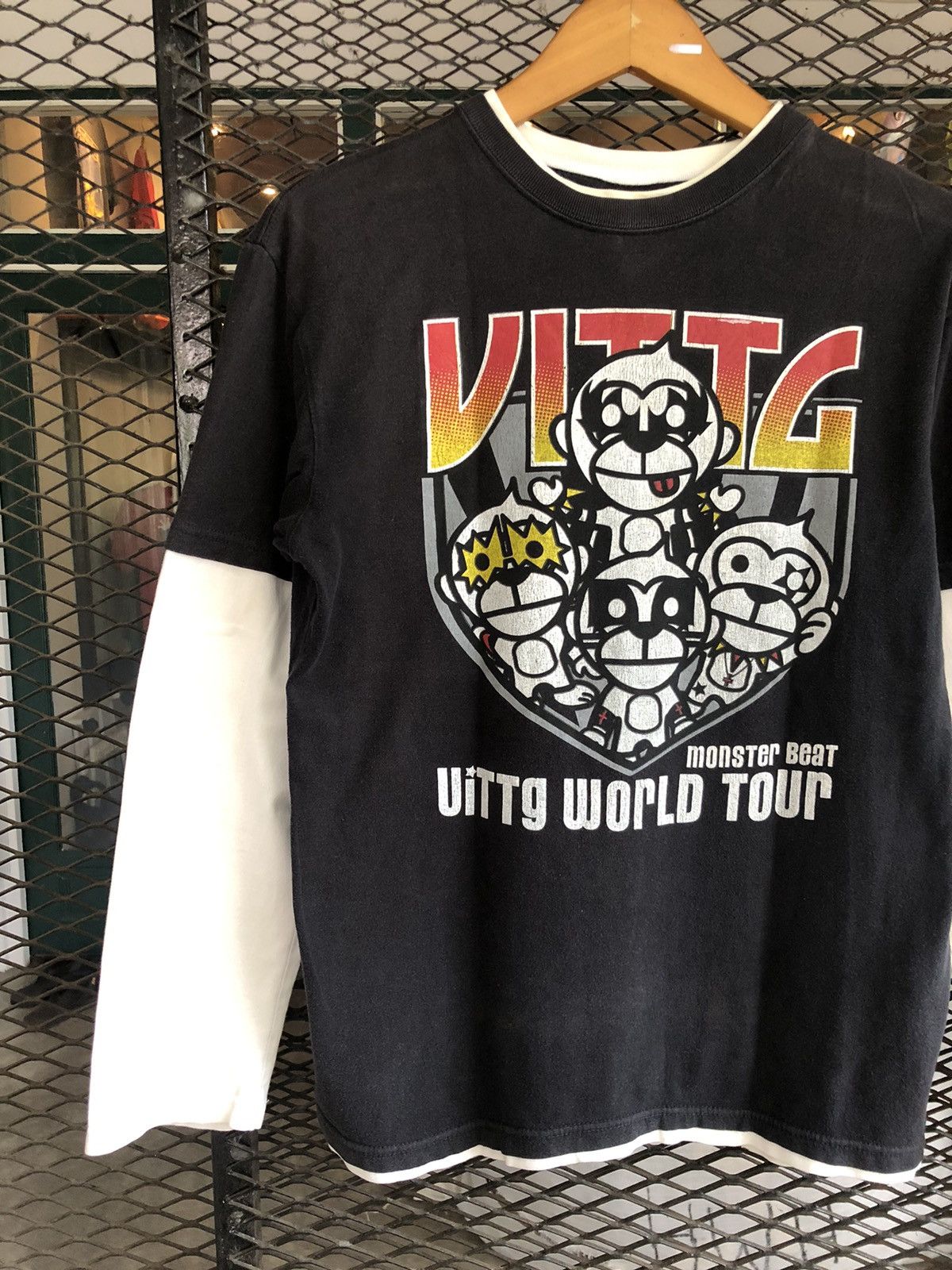 Band Tees × Hysteric Glamour × Japanese Brand VINTAGE UITTG “KISS” MONSTER BEAT WORLD TOUR LONGSLEEVE Size US L / EU 52-54 / 3 - 3 Thumbnail