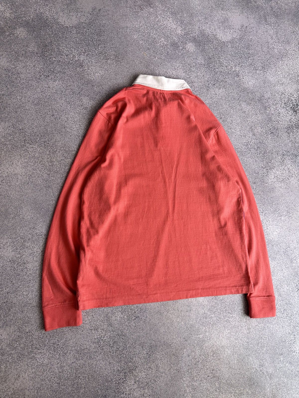 Japanese Brand × Stussy × Vintage Vintage Stussy Y2K Pink Long Sleeve Sweatshirt Size US L / EU 52-54 / 3 - 11 Thumbnail