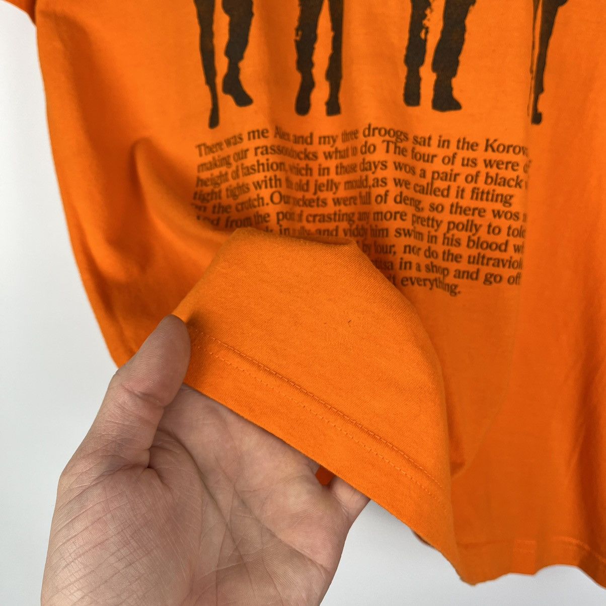 Vintage Vintage Clockwork Orange Stanley Kubrick Movie T Shirt 90’s Size US M / EU 48-50 / 2 - 24 Thumbnail