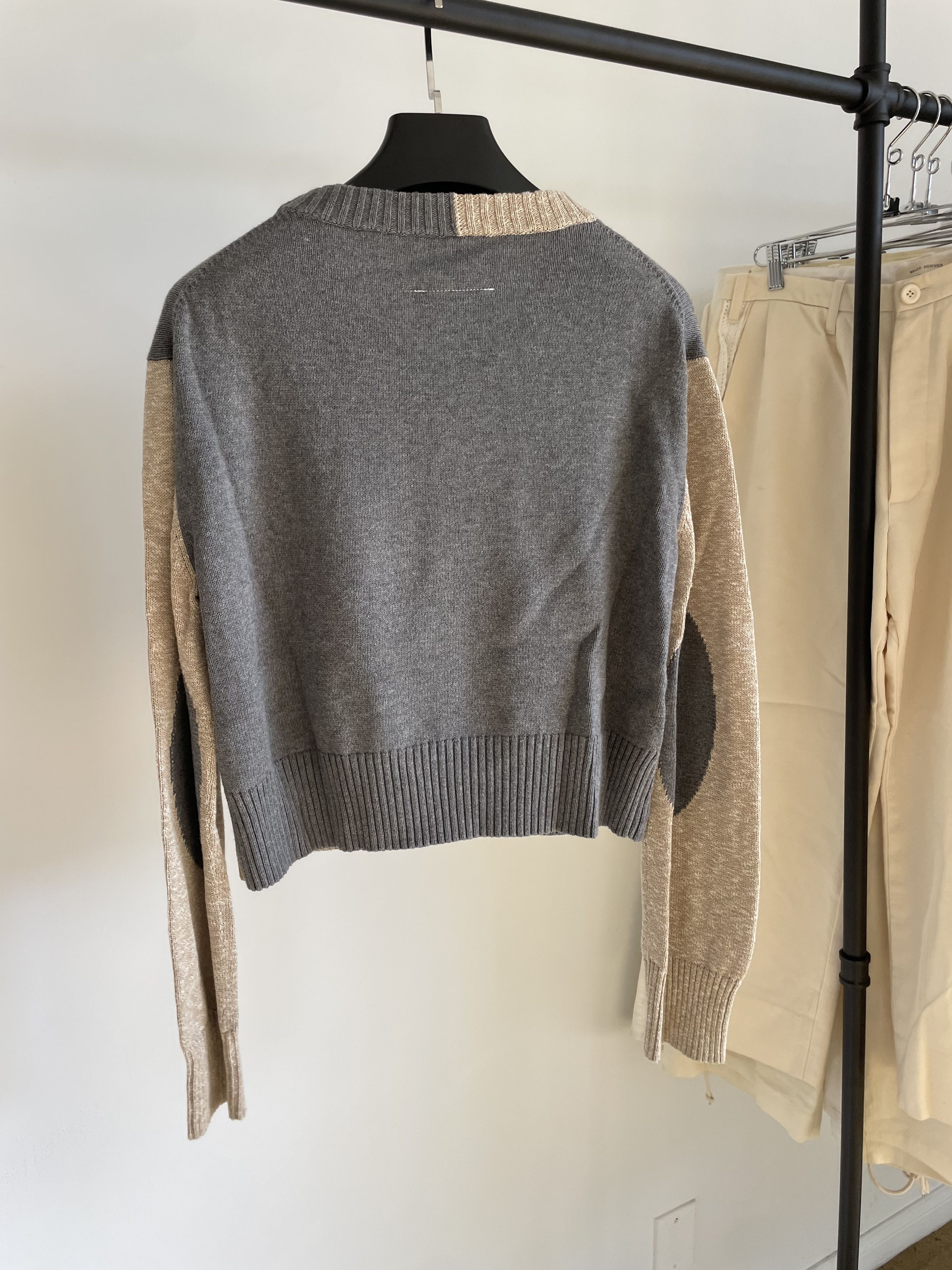 Maison Margiela Msison Margiela Color Block Crew neck Sweater Size M / US 6-8 / IT 42-44 - 3 Thumbnail