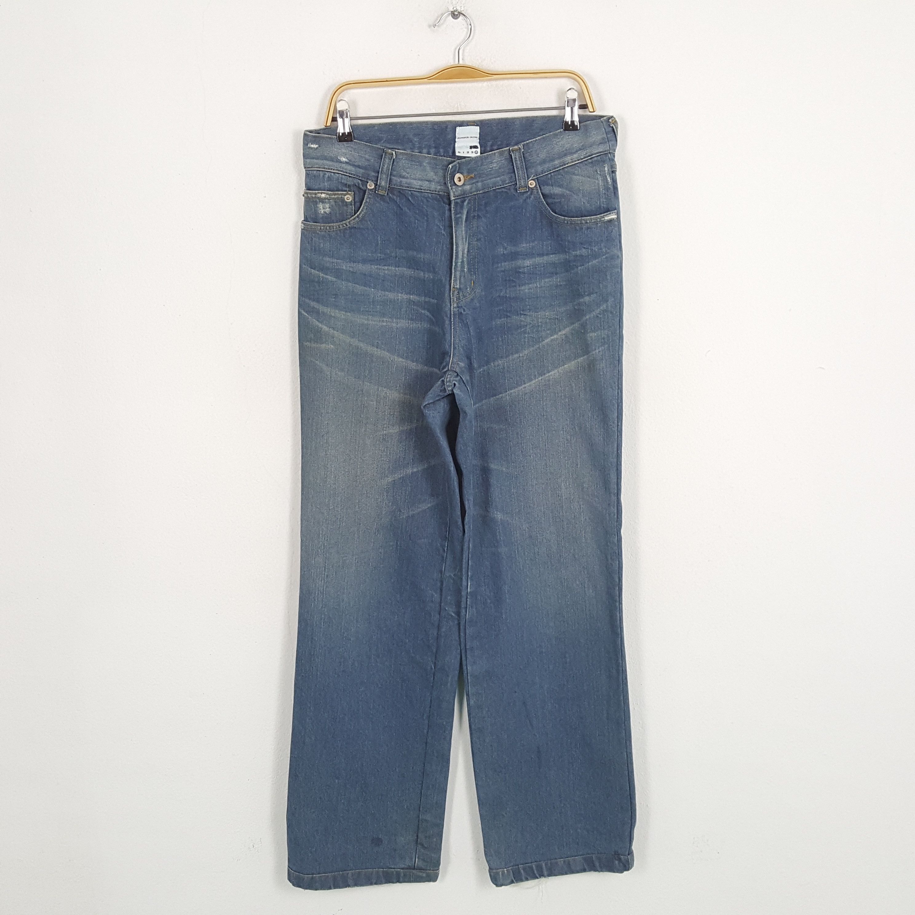 Designer × Japanese Brand × Vintage Vintage NUMBER (N)INE Japanese Fashion Brand Jeans Size US 32 / EU 48 - 1 Thumbnail