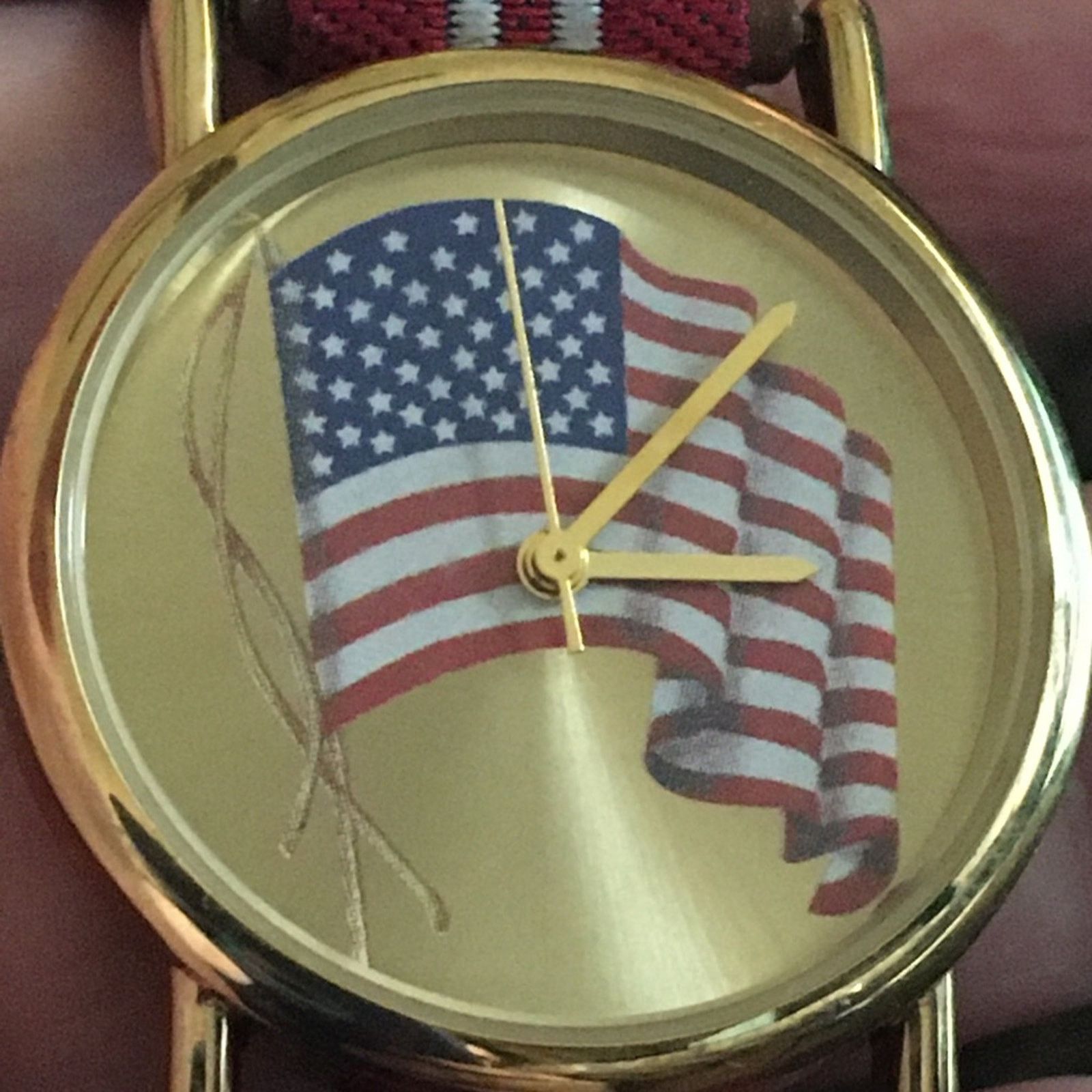 Other Valdawn unisex American flag leather band watch Size ONE SIZE - 9 Thumbnail