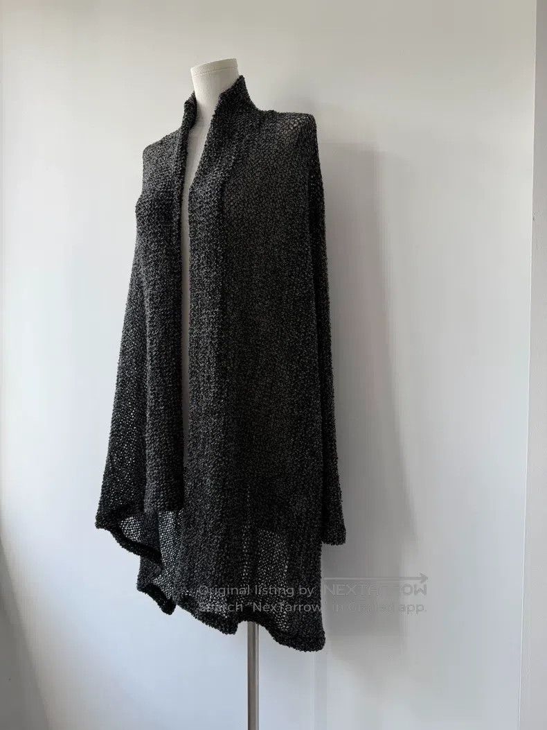 Yohji Yamamoto Yohji Yamamoto 19AW Wool Mesh See-Through Cardigan Blouse Size XS / US 0-2 / IT 36-38 - 3 Thumbnail