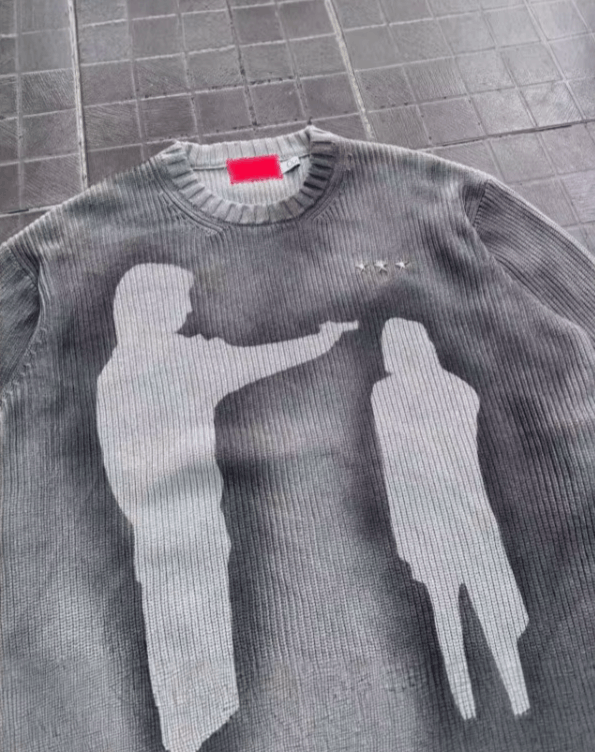 Japanese Brand design pullover long-sleeved sweaters Size US L / EU 52-54 / 3 - 3 Thumbnail