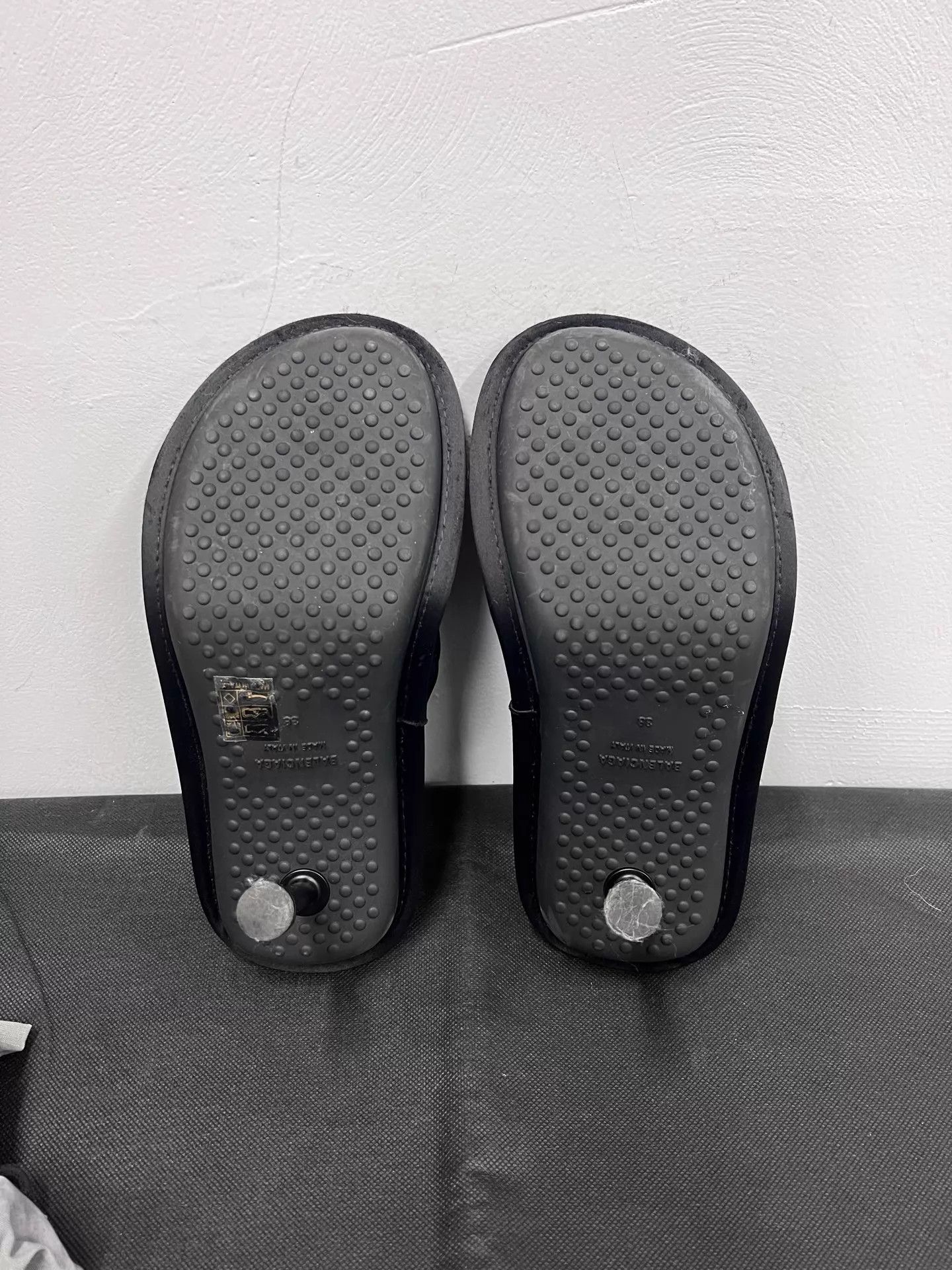 Balenciaga Balenciaga Demna Satin Black High Heel Slippers 38 Size US 7.5 / IT 37.5 - 7 Thumbnail