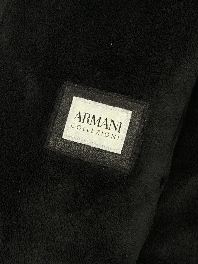 Armani Collezioni Armani Collezioni Black Double-Breasted Caban Coat Size US M / EU 48-50 / 2 - 11 Thumbnail