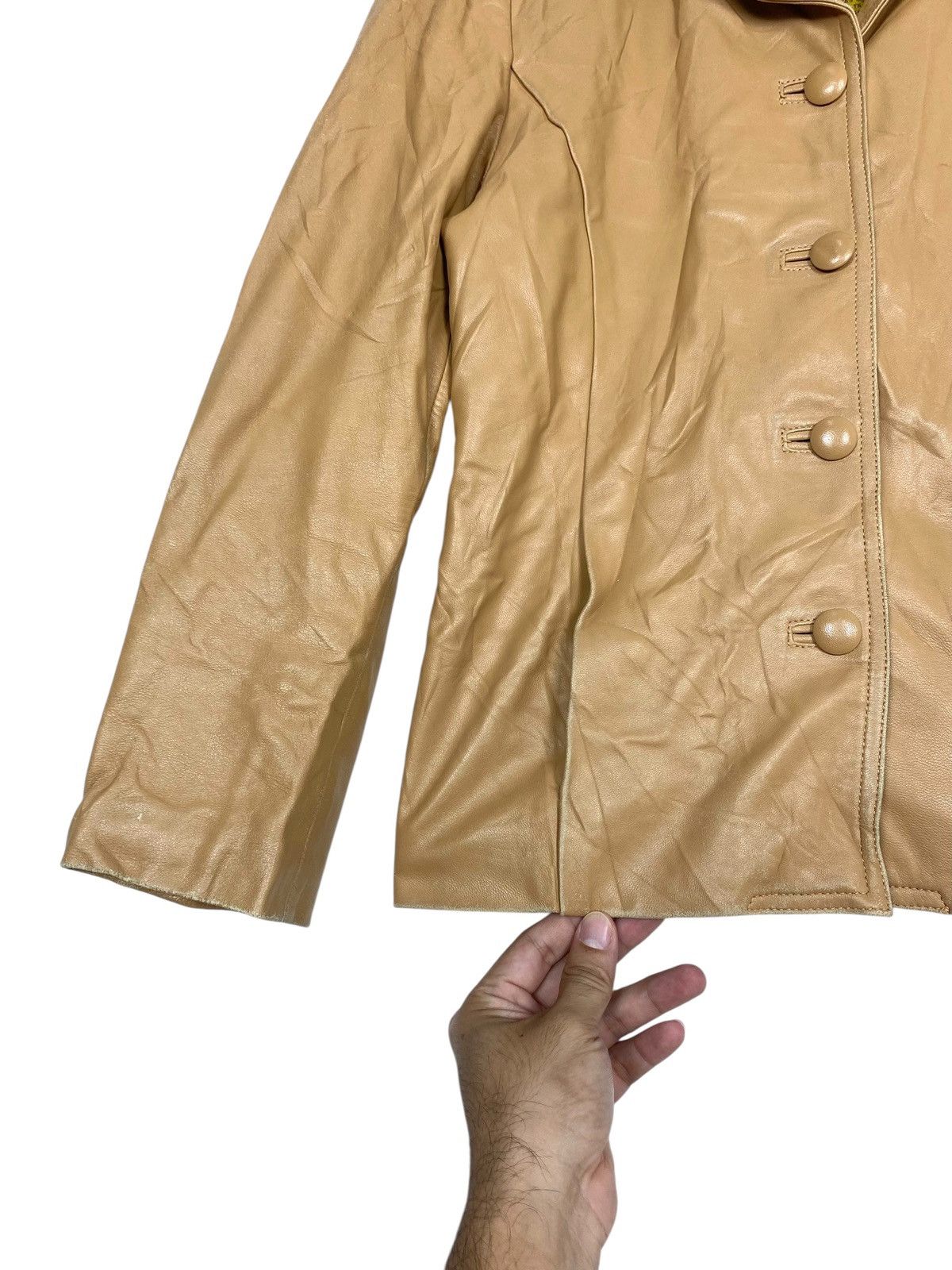 Vera Pelle Rare‼️ Vintage Peruzzi Vera Pelle Jacket Made in Italy Size XS / US 0-2 / IT 36-38 - 8 Thumbnail