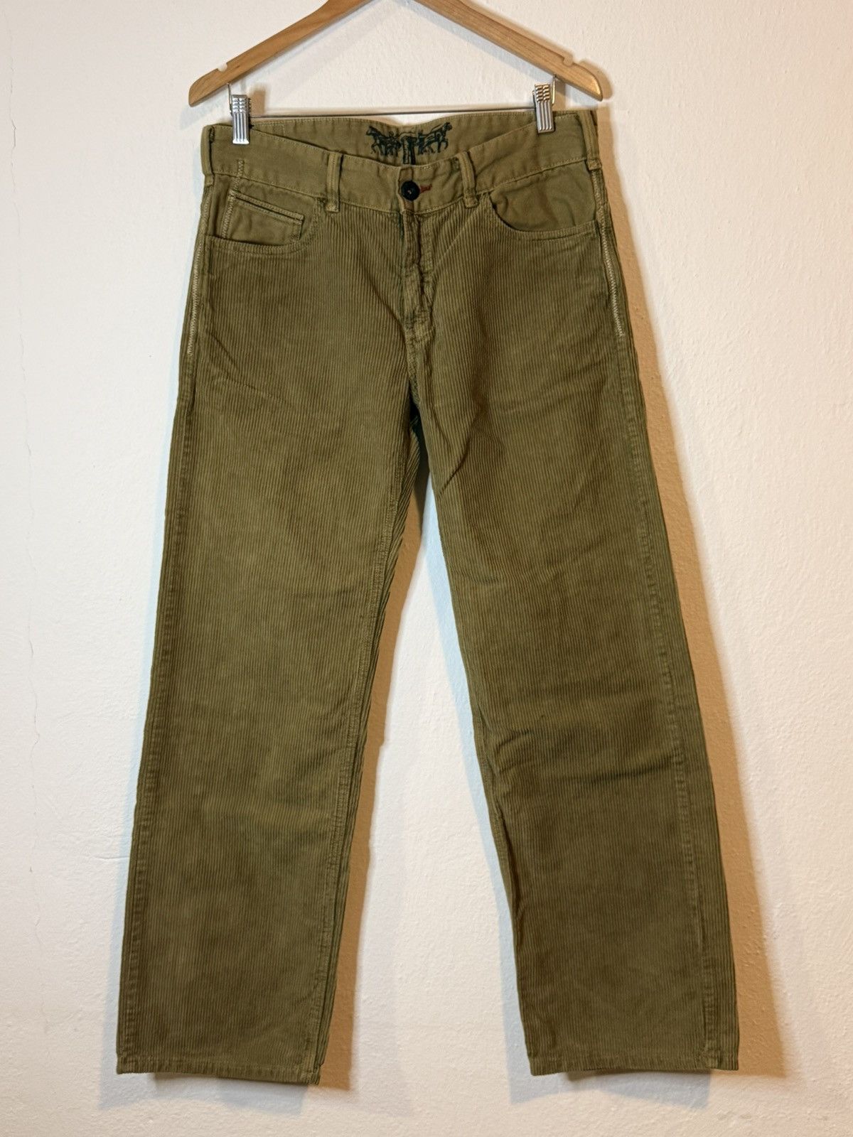 Levi's Vintage Clothing Vintage Levi's 509 Corduroy Pants Olive Cinch Back Zippers Size US 32 / EU 48 - 1 Thumbnail