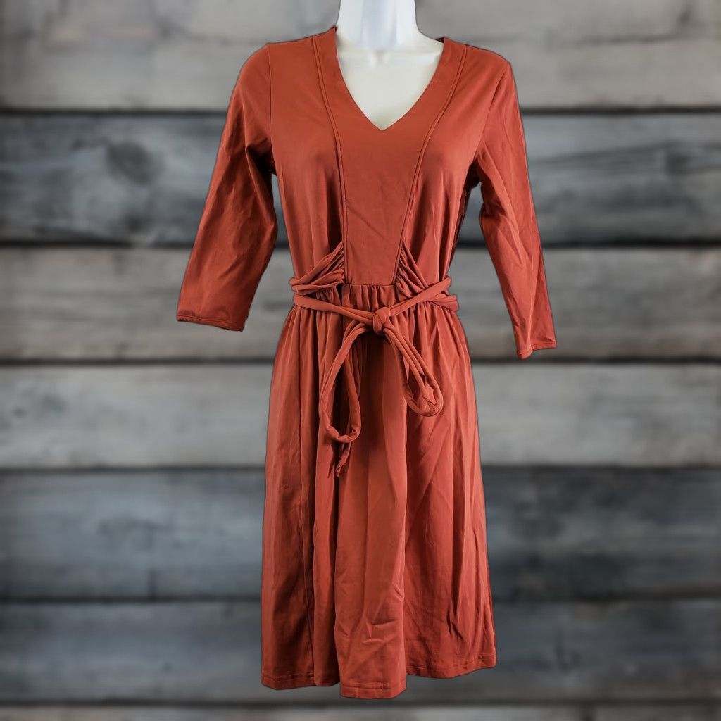 Vintage Matilda Jane Womens Secret Fields Changing Leaves Kimono Dress Sz Small V-Neck Size S / US 4 / IT 40 - 1 Thumbnail