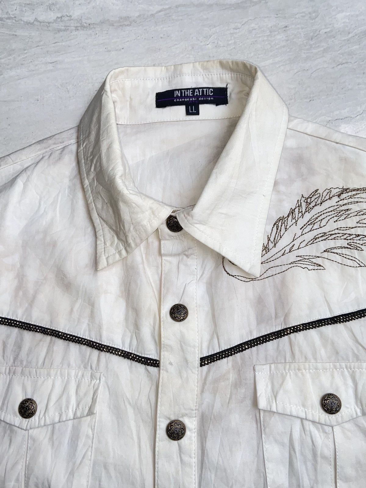 In The Attic IN THE ATTIC White Shirt Size US M / EU 48-50 / 2 - 4 Thumbnail