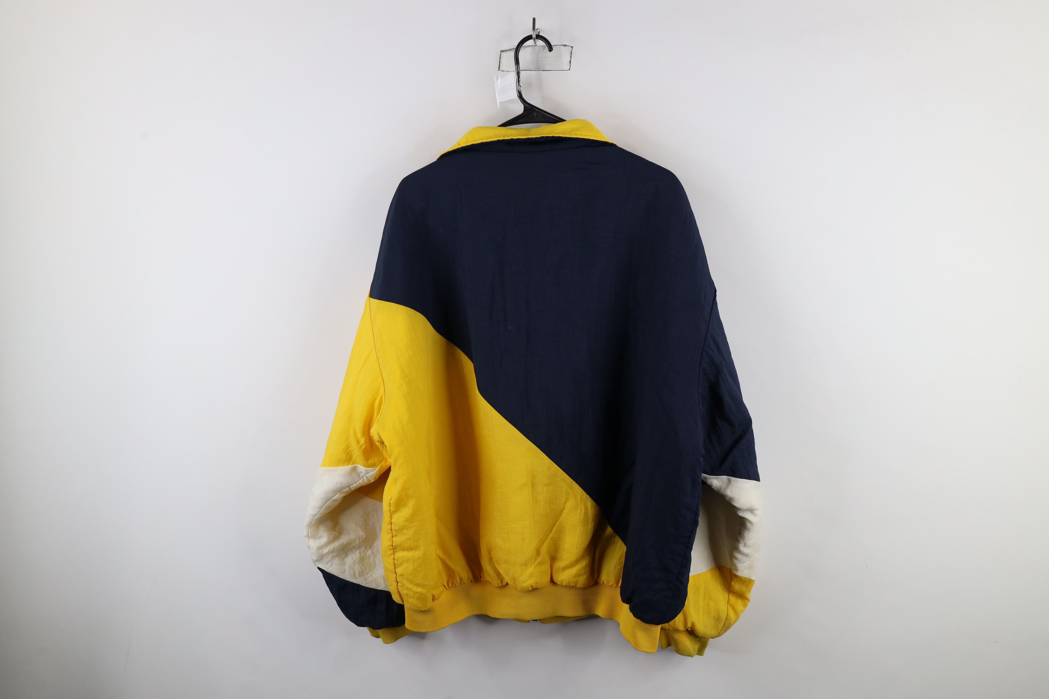 Vintage Vintage 90s University of Michigan Full Zip Puffer Jacket Size US XL / EU 56 / 4 - 14 Thumbnail
