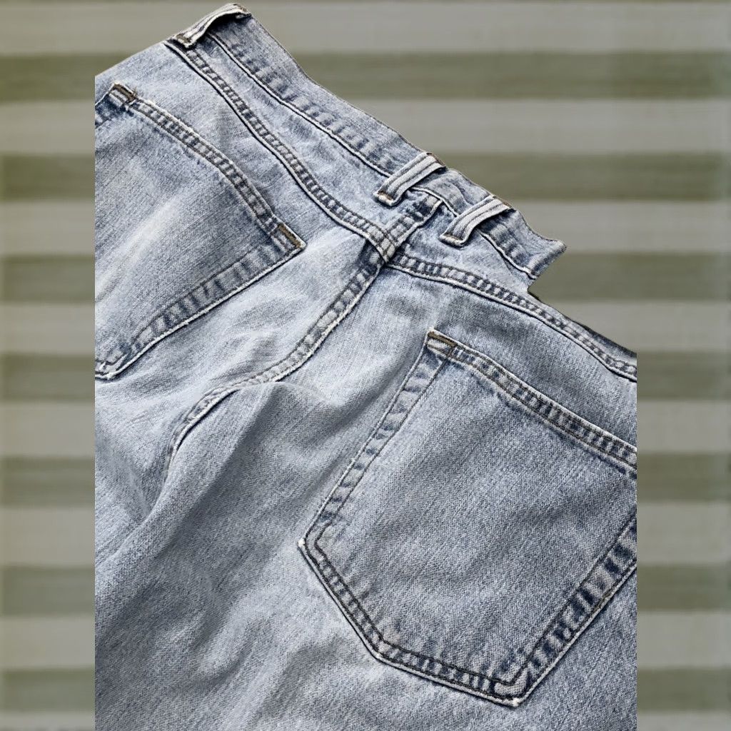 Vintage Axist Jeans Size 38x27 Regular Denim Cotton Blue Logo mens Straight 27 Inseam Preowned Size US 38 / EU 54 - 1 Thumbnail